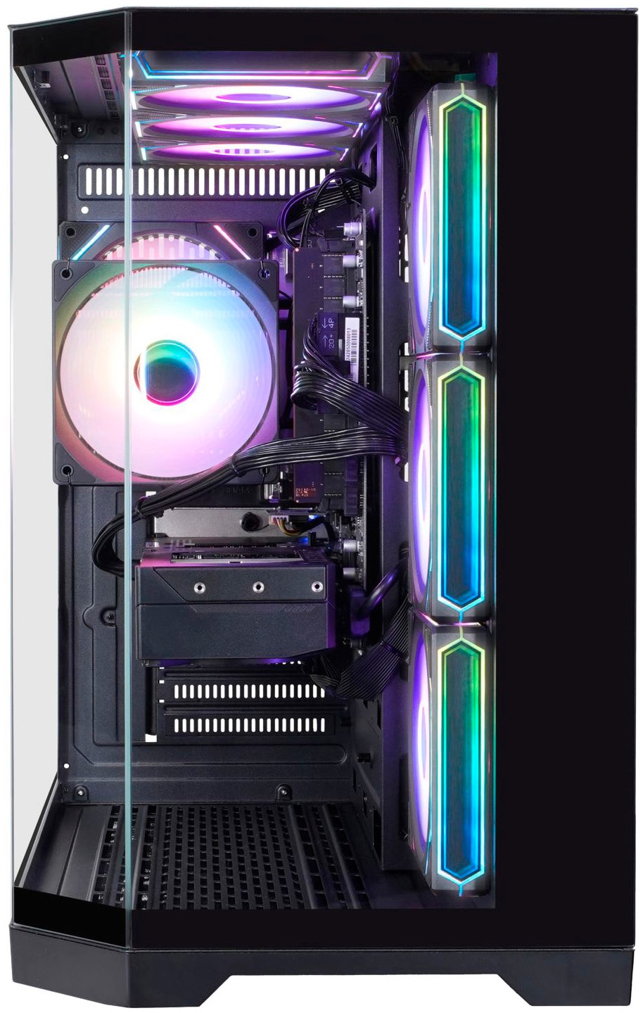 GAMEMAX Gaming-PC-Komplettsystem »MegaDeal HYPE-A BK 2910 AMD Ryzen 7 5700X 32GB 1TB SSD RTX 5060« 32 ″ AMD Ryzen 7 GeForce RTX 5060 32 GB RAM 1 GB SSD Windows 11 + MSI MAG 32C6X Curved Monitor 80cm (32")