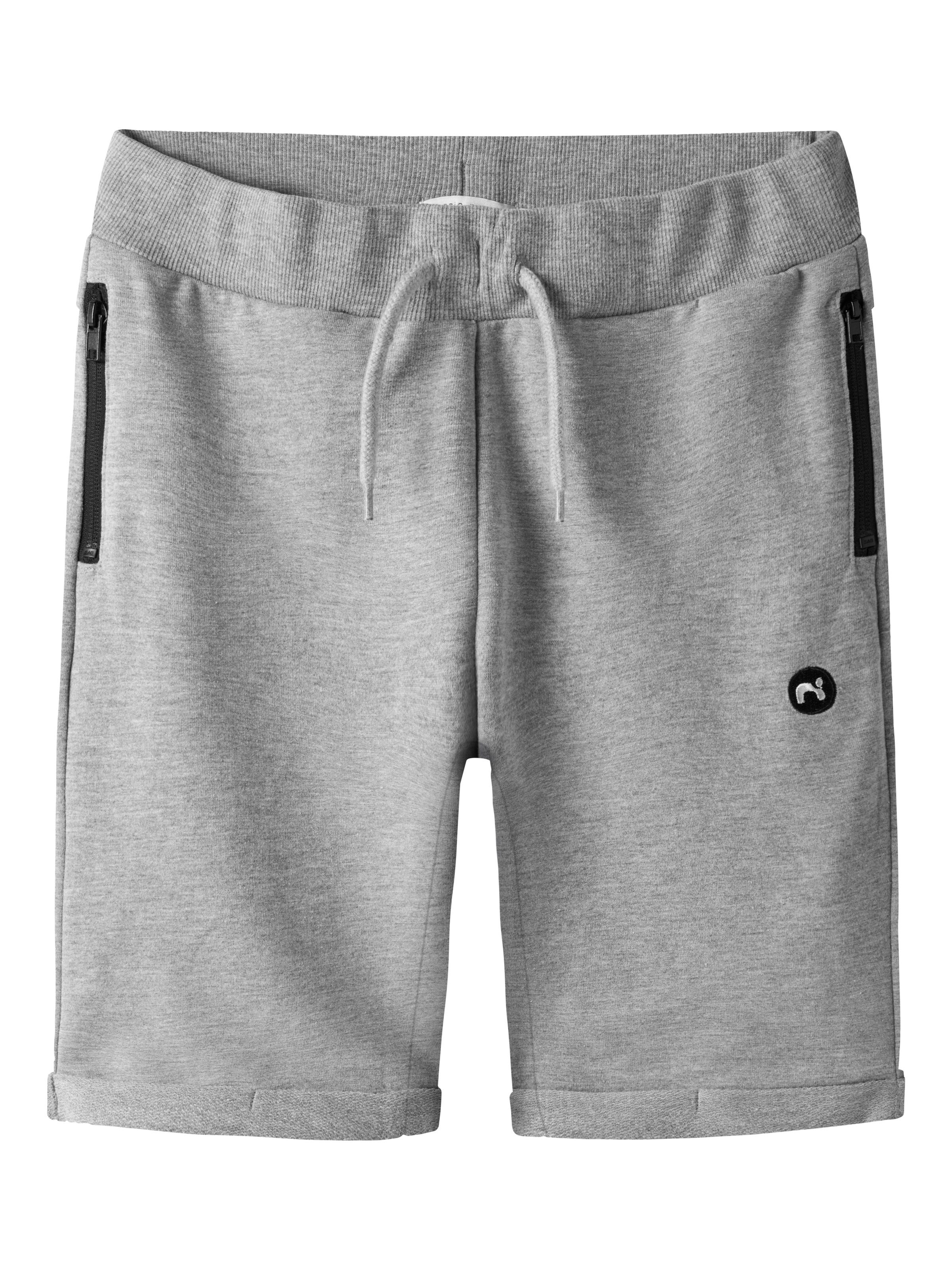 Name It Sweatshorts »NKMVIMO SWE SHORTS BRU NOOS«  Baumwollmischung, Umschlagsaum, Reißverschlusstaschen
