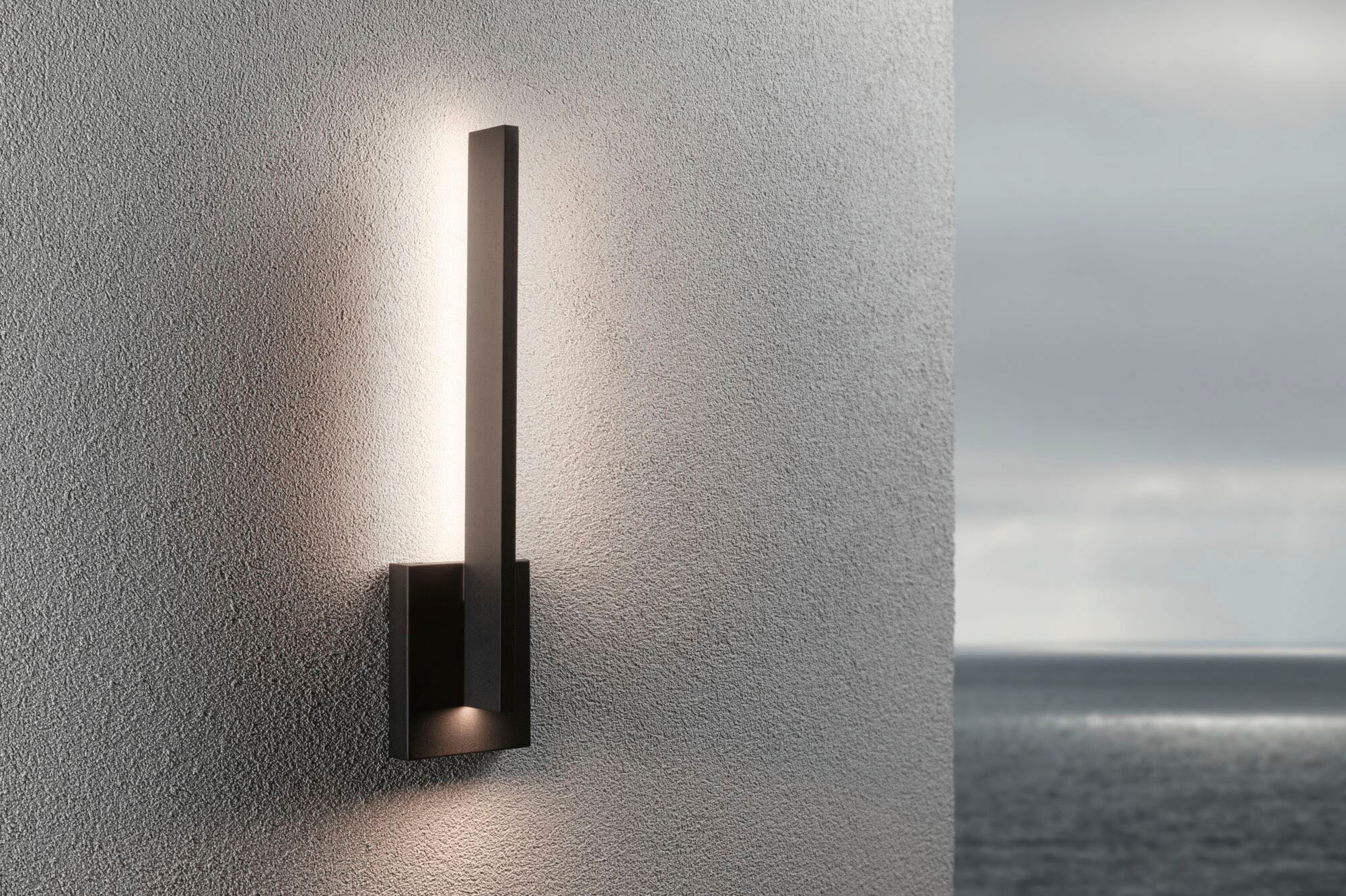 Paulmann LED Außen-Wandleuchte »Outdoor 230V Levka 13,5W IP44 3000K anthrazit«, 1 flammig, Outdoor 230V Levka 13,5W IP44 3000K anthrazit