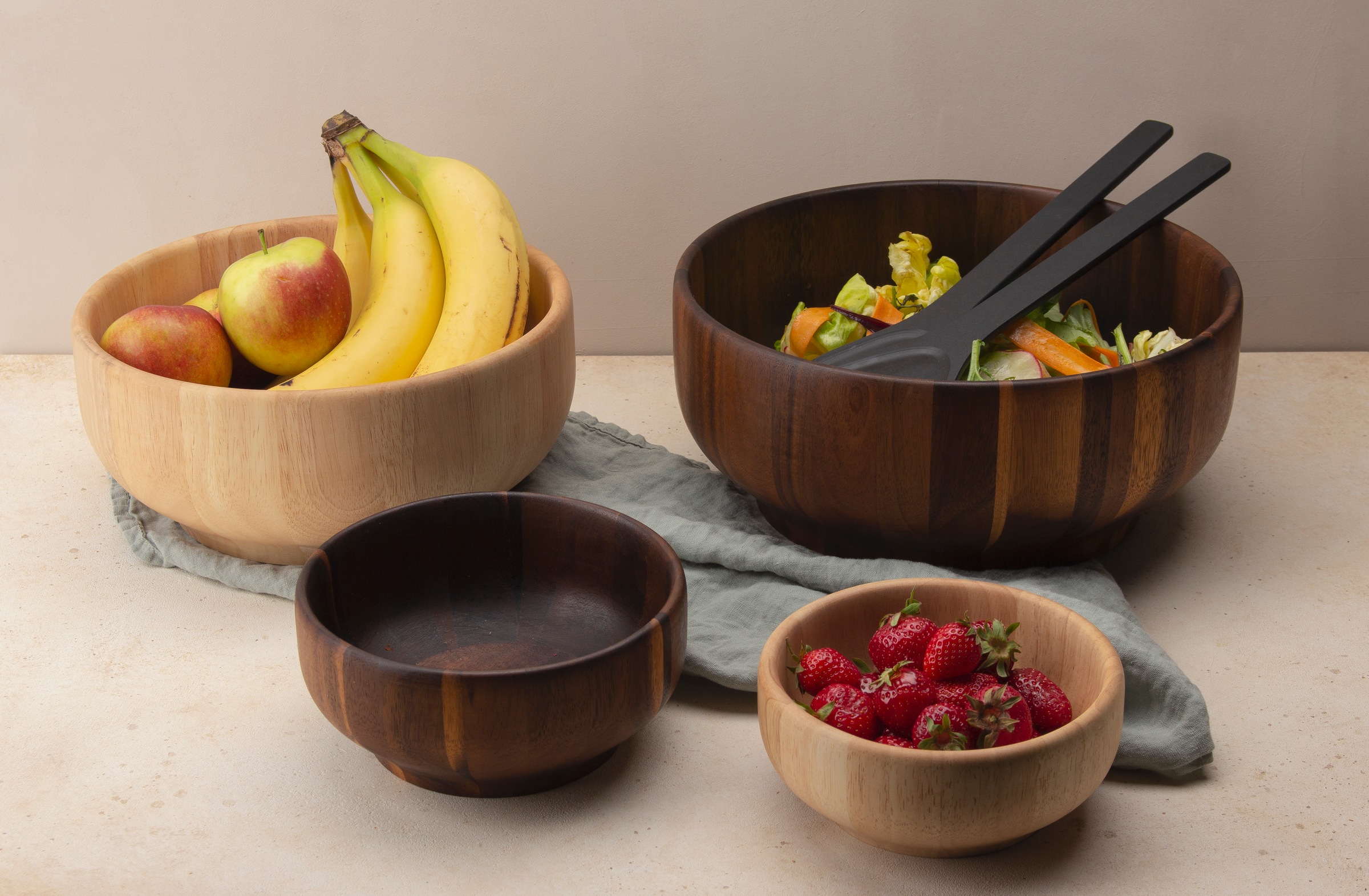 Continenta Salatbesteck »Duracore« Akazienholz, 31, cm