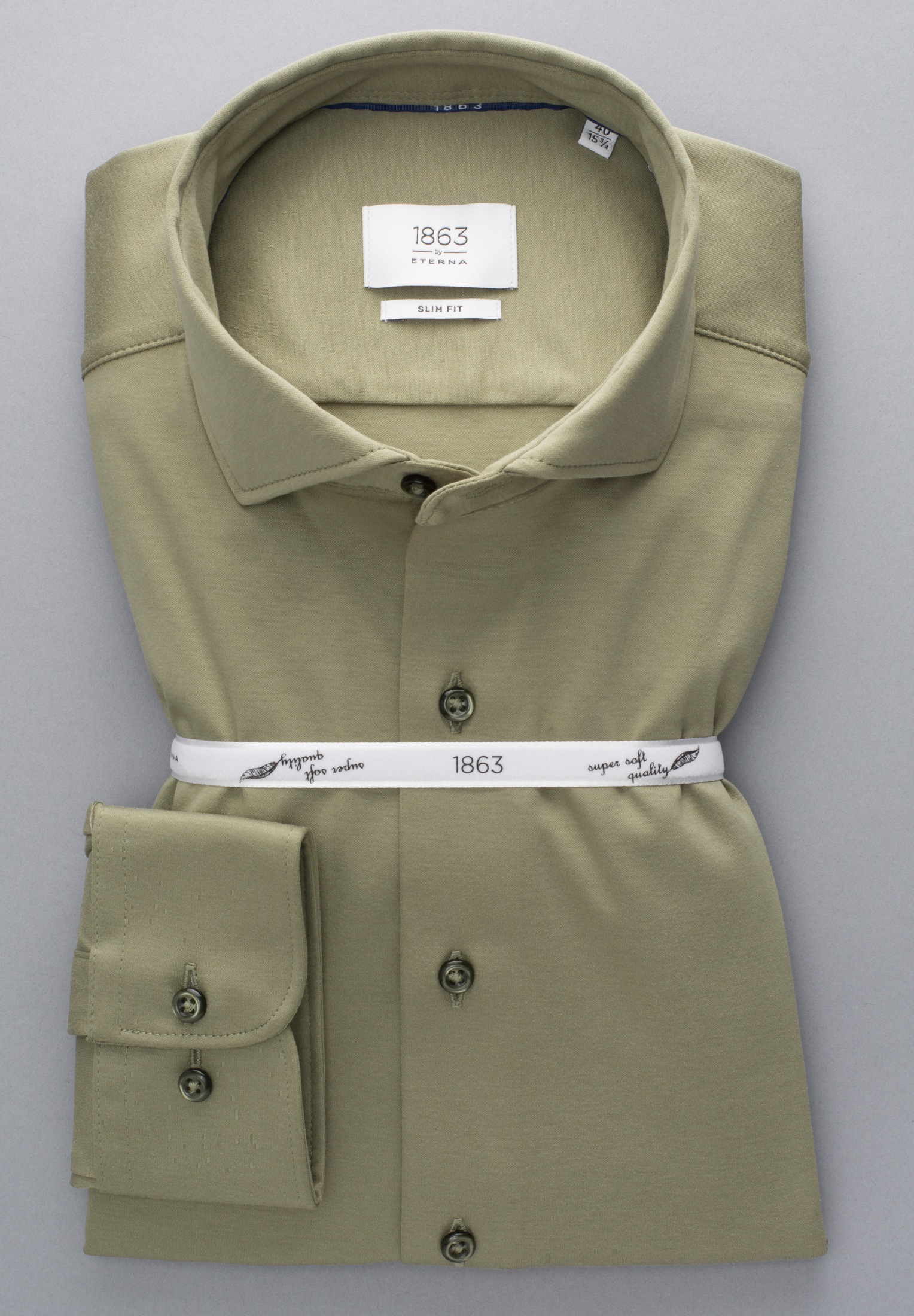 Eterna Langarmhemd »SLIM FIT«, NON IRON (bügelfrei)