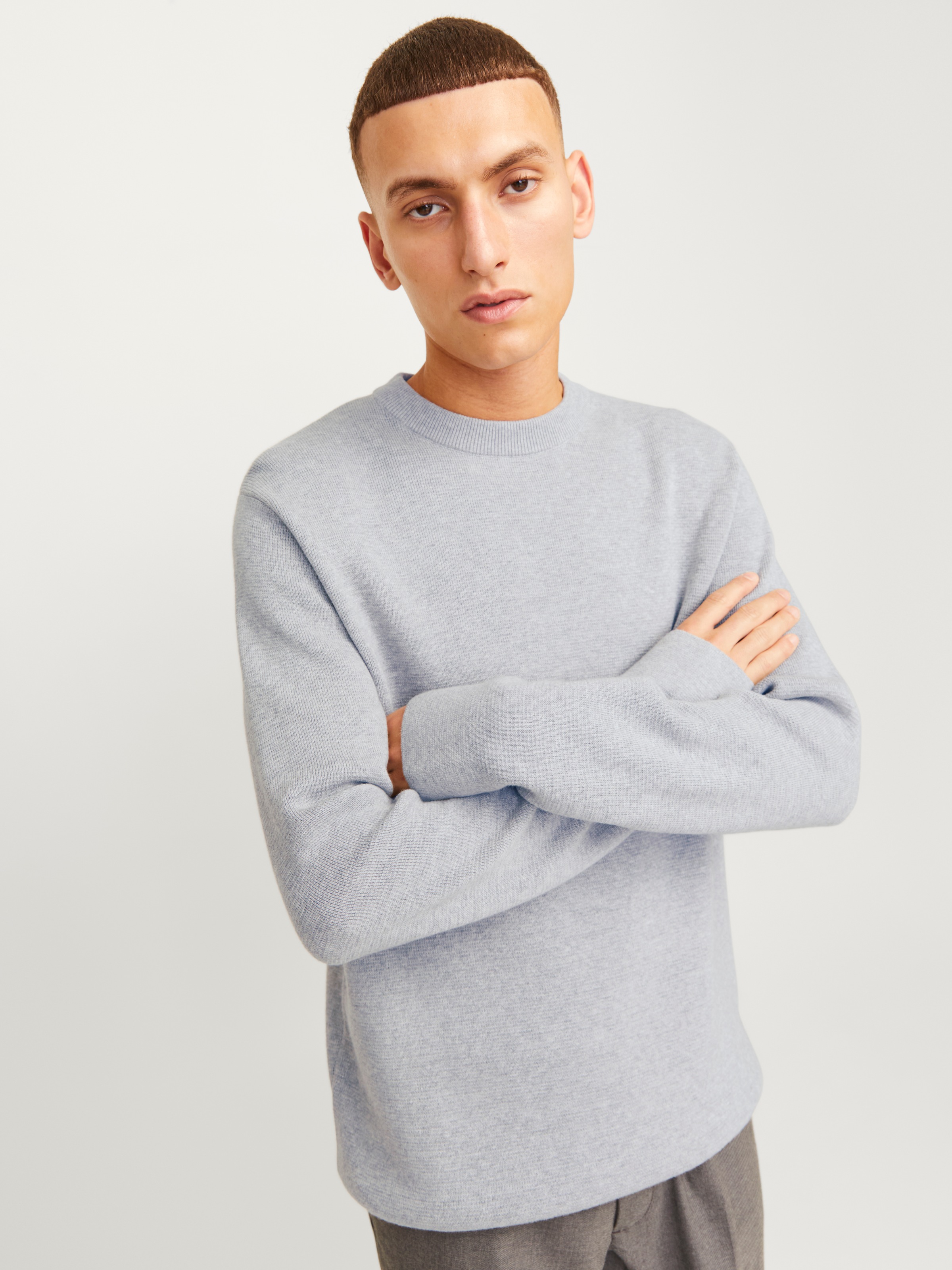 Jack & Jones Strickpullover »JPRBLAMILANO STITCH KNIT CREW NECK SN«