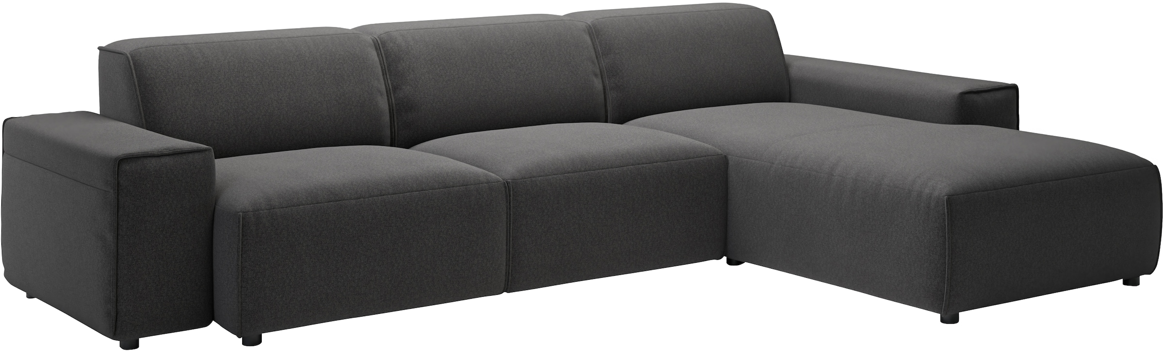 andas Ecksofa »Glimminge auch in Breitcord, Feincord, Bouclé + Easy care-Bezug«, L-Form, Breite 294, Zierkissen