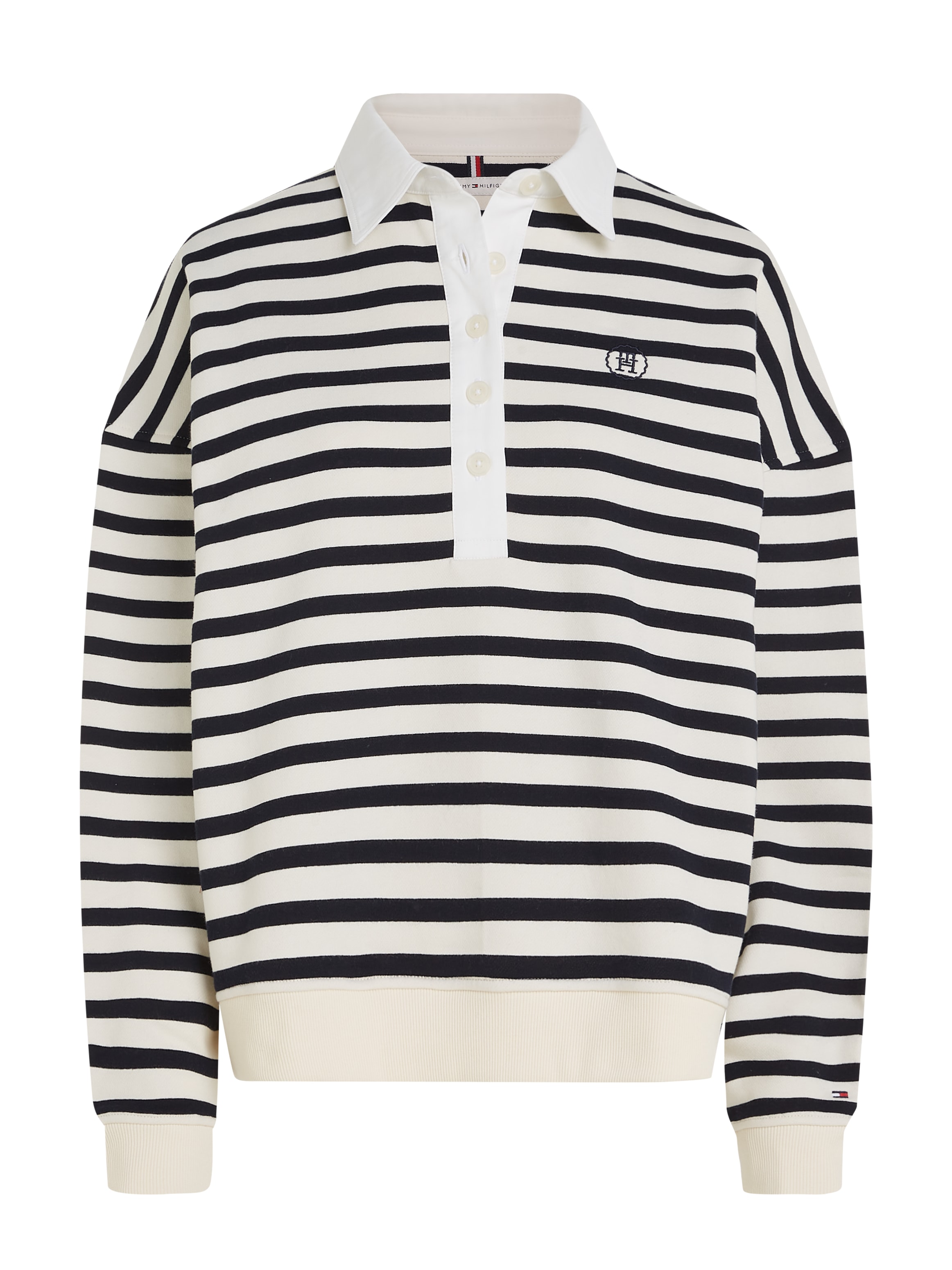 Tommy Hilfiger Poloshirt »RLX SMD BRETON STRIPE POLO HWK«, mit Streifenmuster