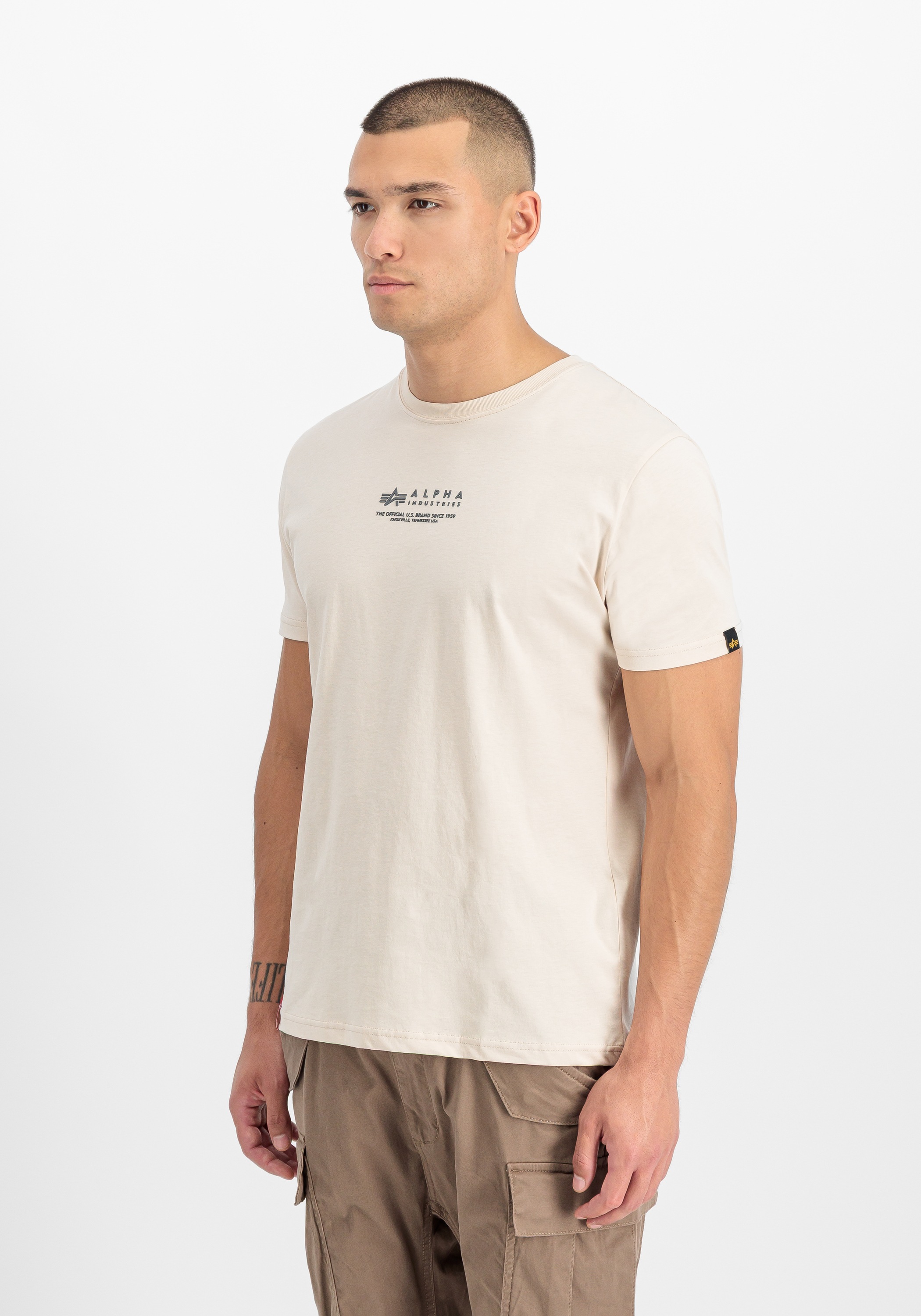 Alpha Industries T-Shirt »Alpha Wording T-Shirt«