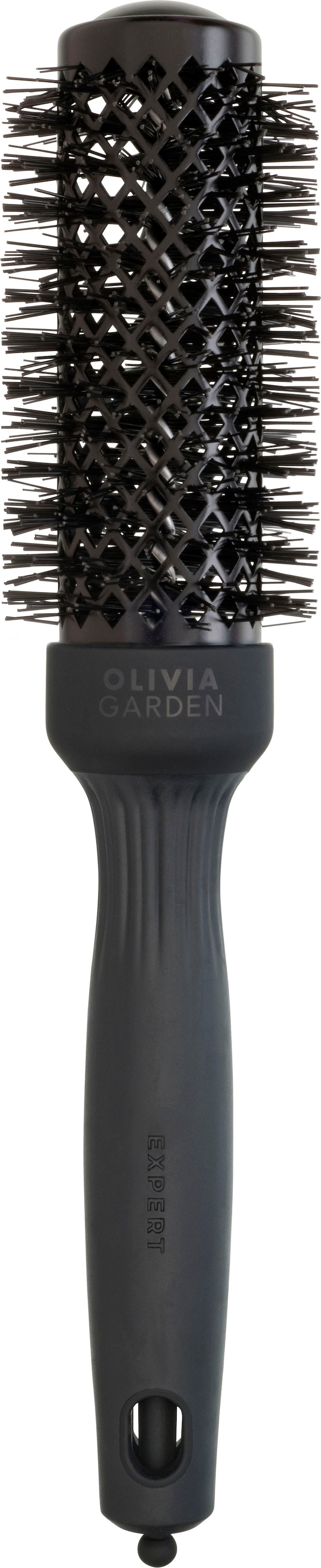 OLIVIA GARDEN Rundbürste »EXPERT BLOWOUT SHINE Wavy Bristles Black Label«