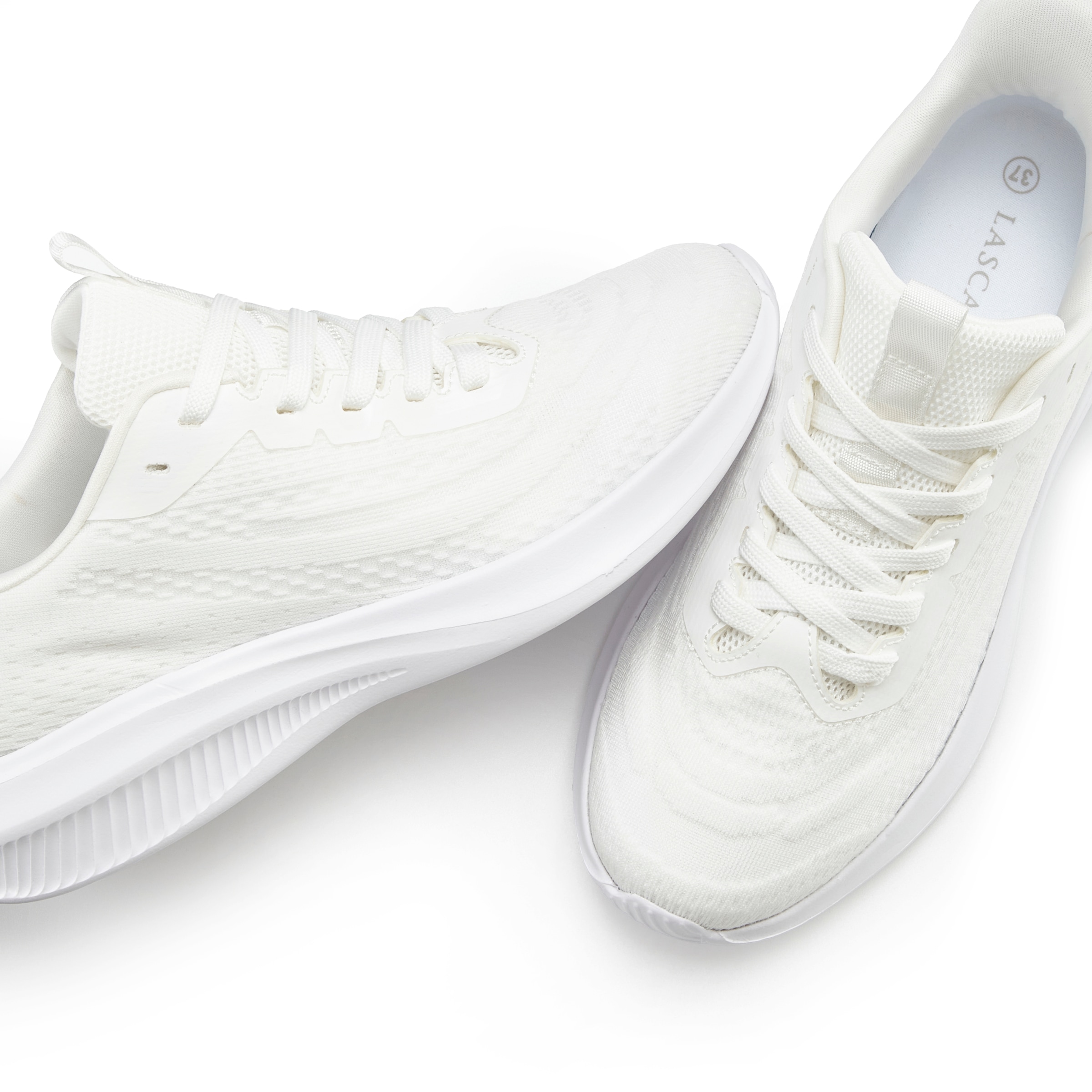 LASCANA Sneaker »Halbschuh, Schnürschuh, Sportschuh«  Freizeitschuh aus Textil-Material in leuchtenden Trendfarben VEGAN