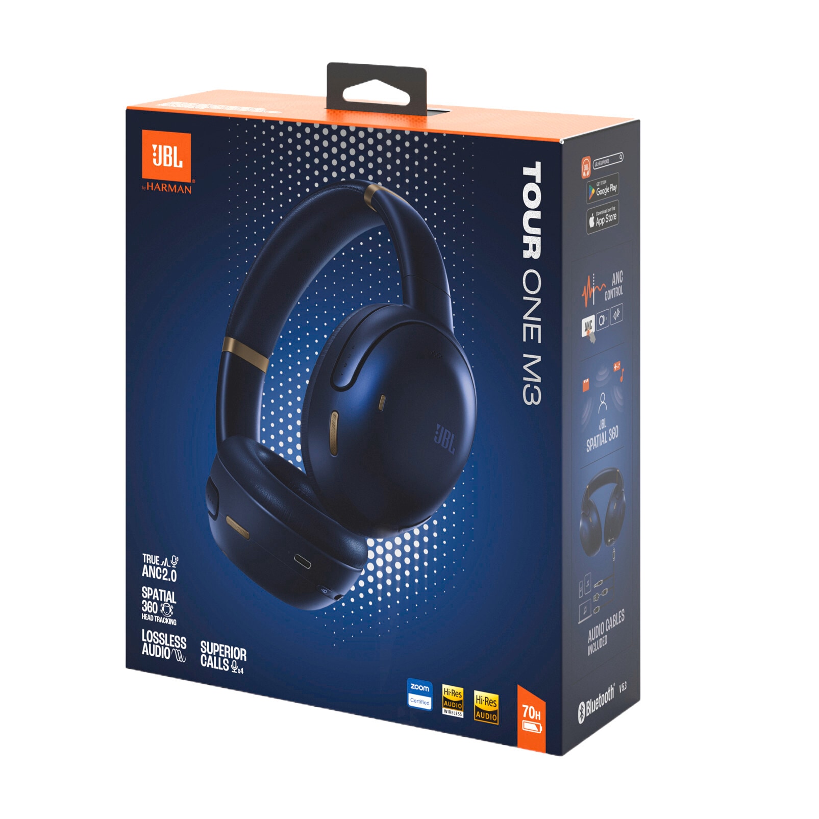 JBL Over-Ear-Kopfhörer »TOUR ONE M3«, A2DP Bluetooth, Active Noise Cancelling (ANC)-Freisprechfunktion