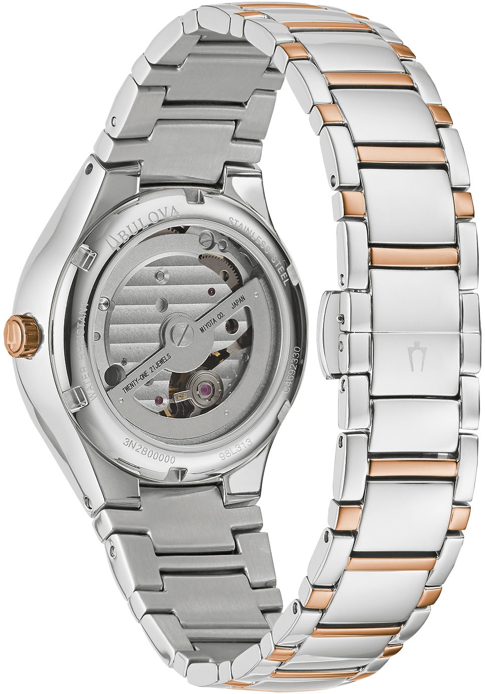 Bulova Automatikuhr »98L313«, Armbanduhr, Herrenuhr