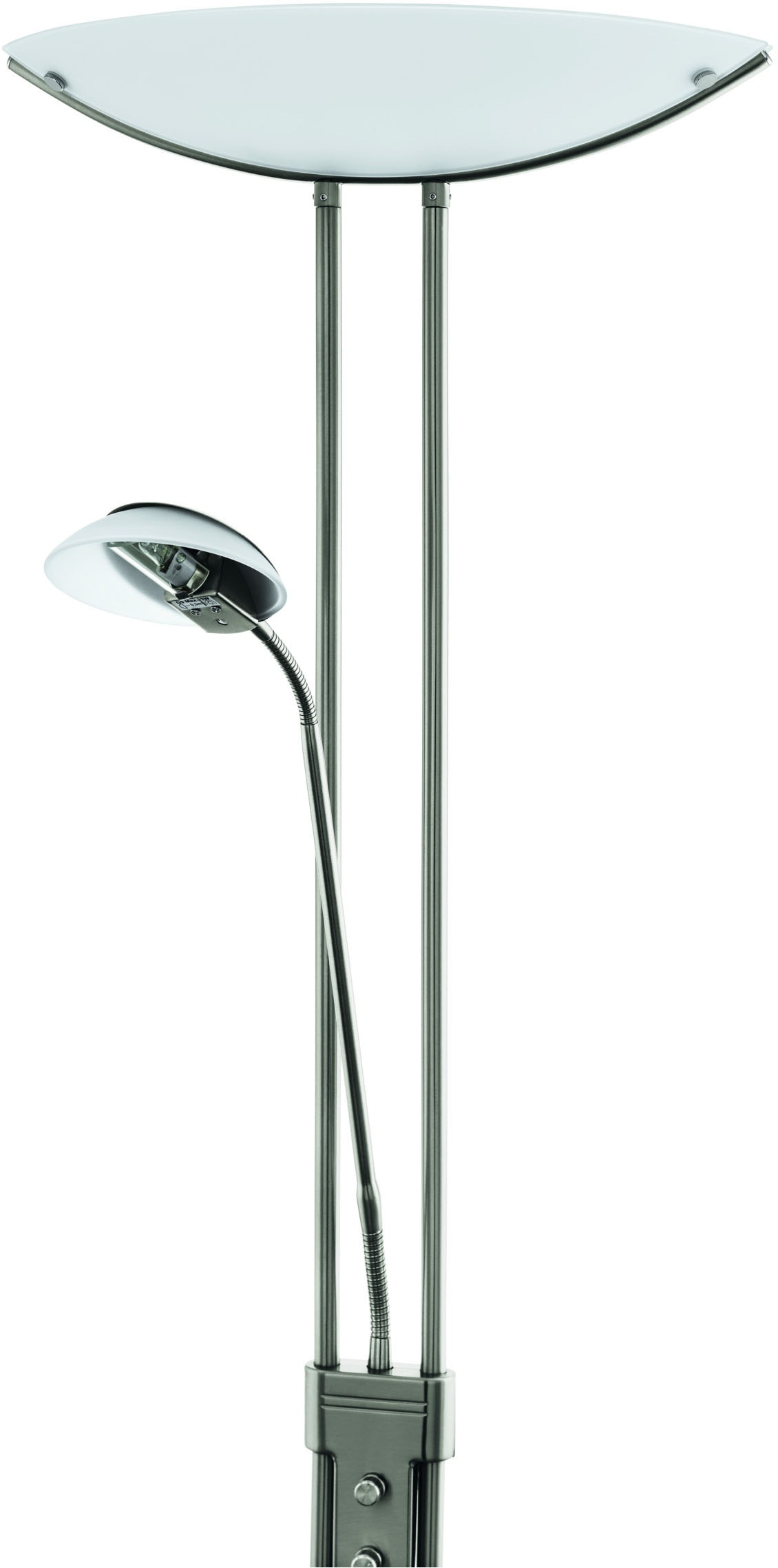 EGLO Stehlampe »BAYA Stehlampe - Stahl - R7S;G9 - 1X230W;1X33W - IP20« LED-Modul 1 Stk. Standleuchte, Leselampe, Wohzimmer, Schlafzimmer, L44 x H180 cm