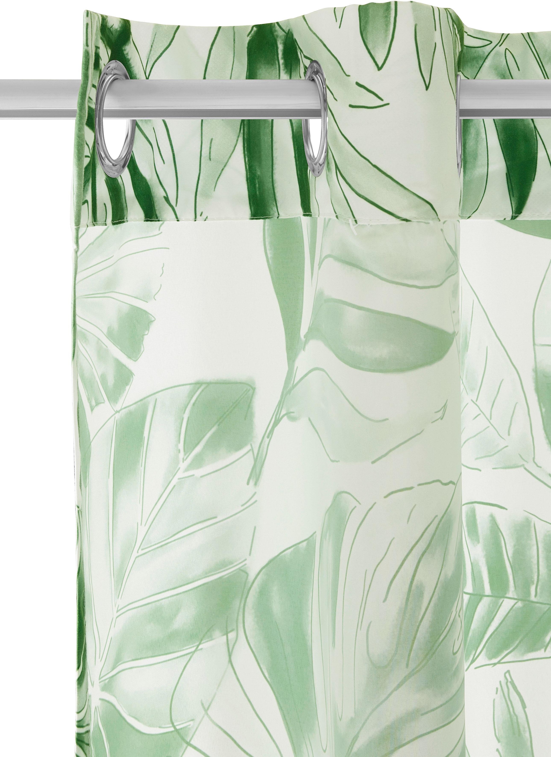 my home Vorhang »Monstera«, (1 St.), Blickdicht, Polyester kaufen bei OTTO