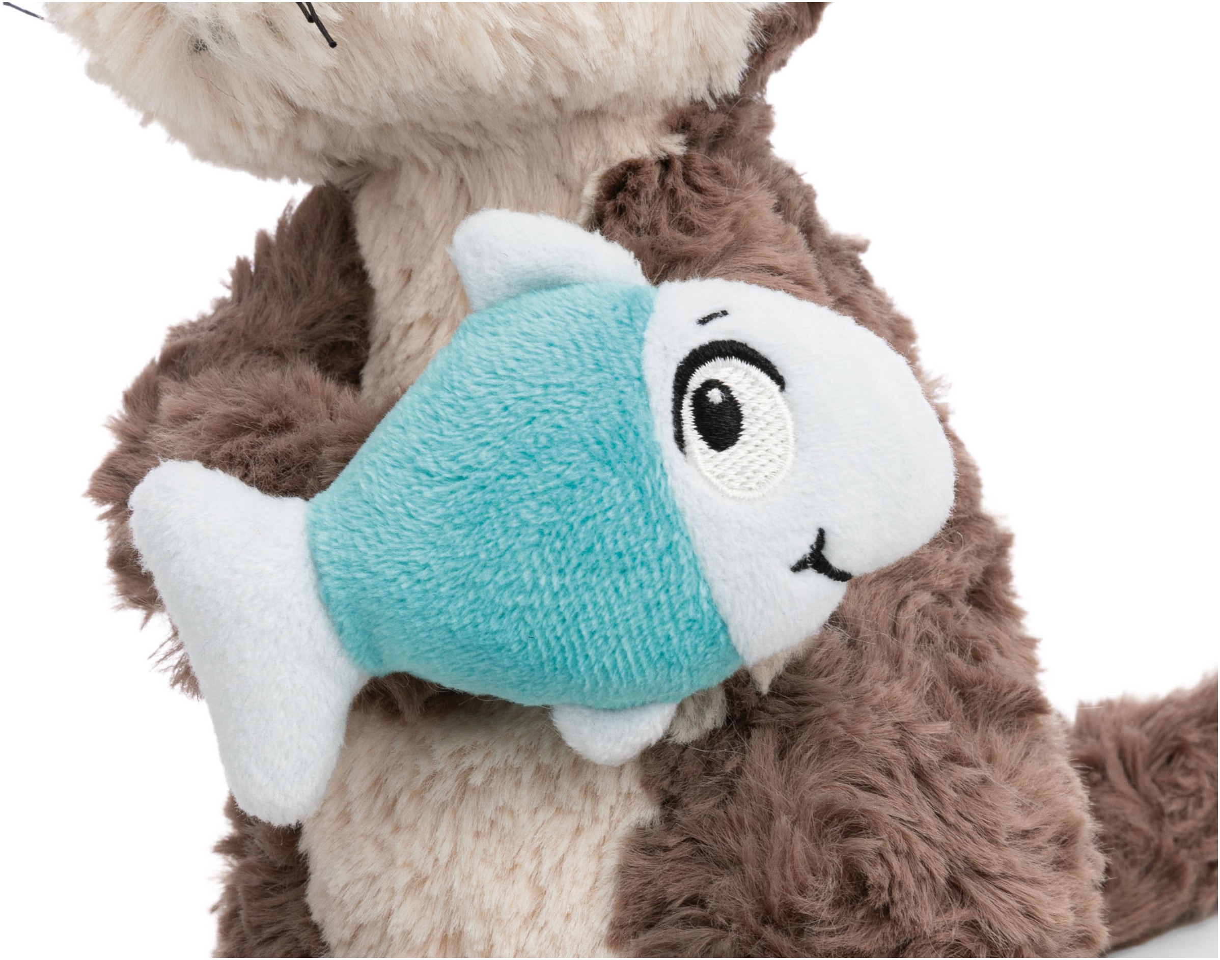 Nici Kuscheltier »Otter Oda mit Fisch, 25 cm schlenkernd«