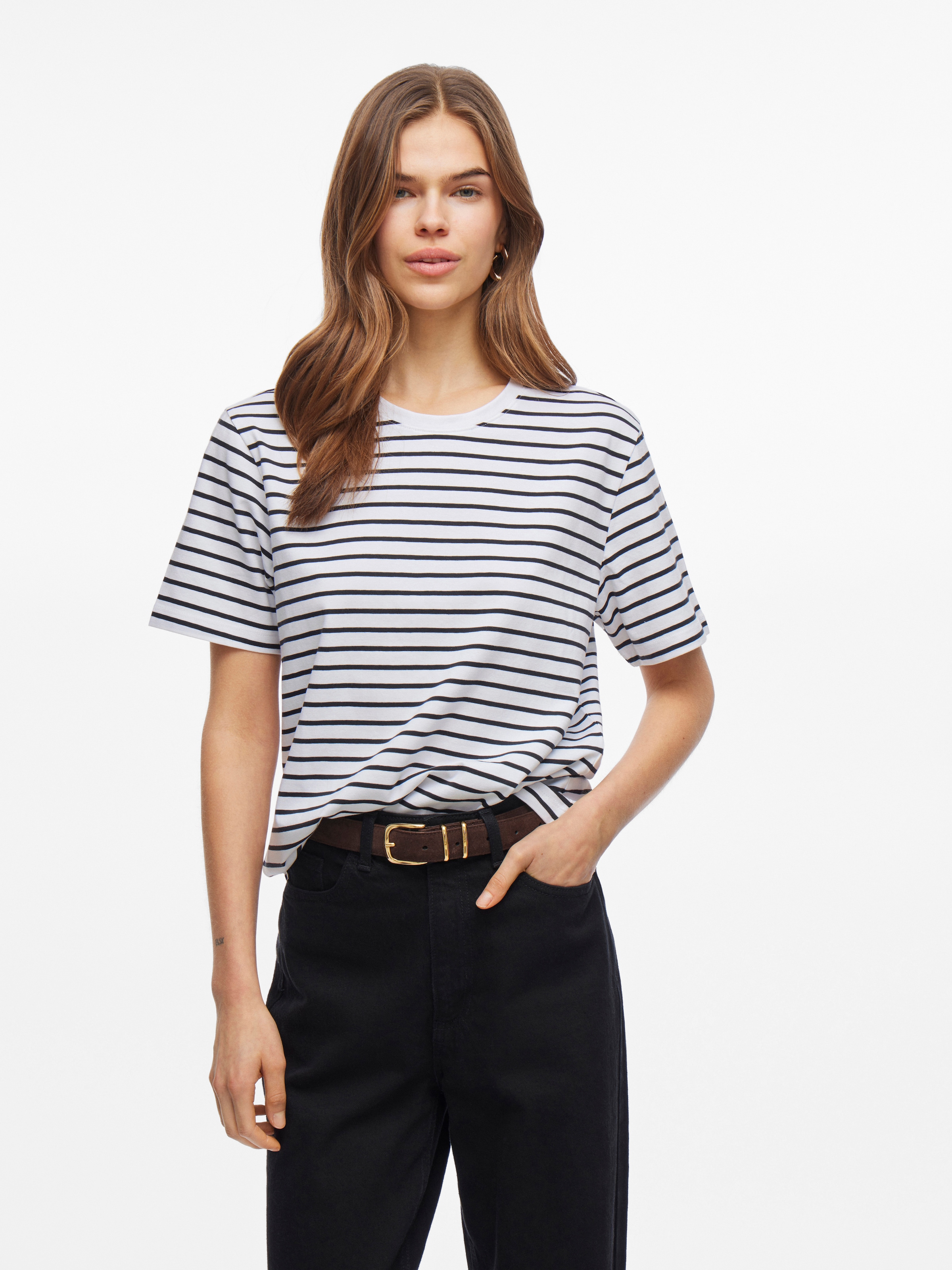 Vila Kurzarmshirt »VINORA S/S YD T-SHIRT - NOOS«