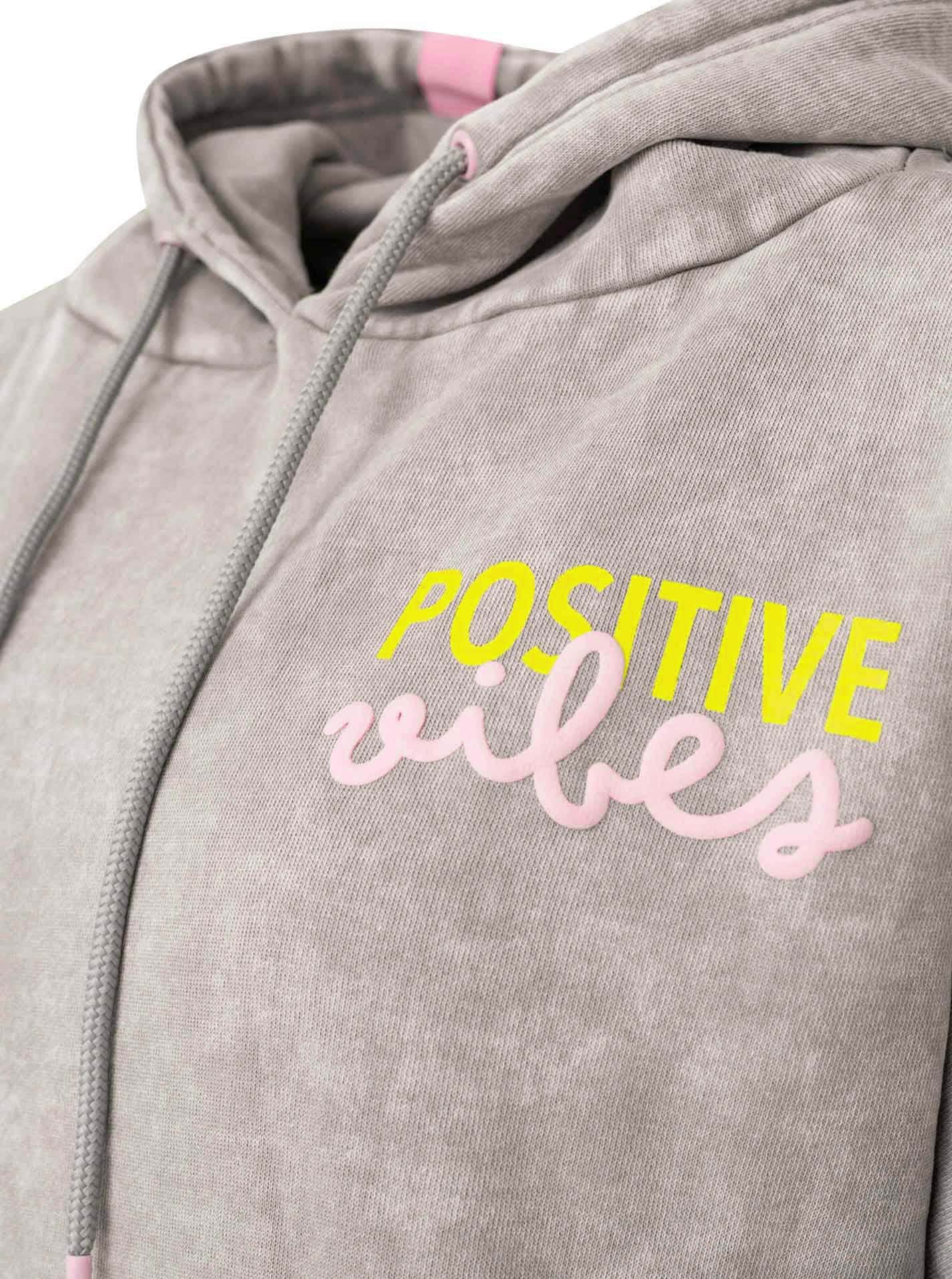 Zwillingsherz Hoodie »"Washed Neon"«, Oversized Fit, Washed-Optik, Kapuze, Kängurutasche, Neon-Print hinten
