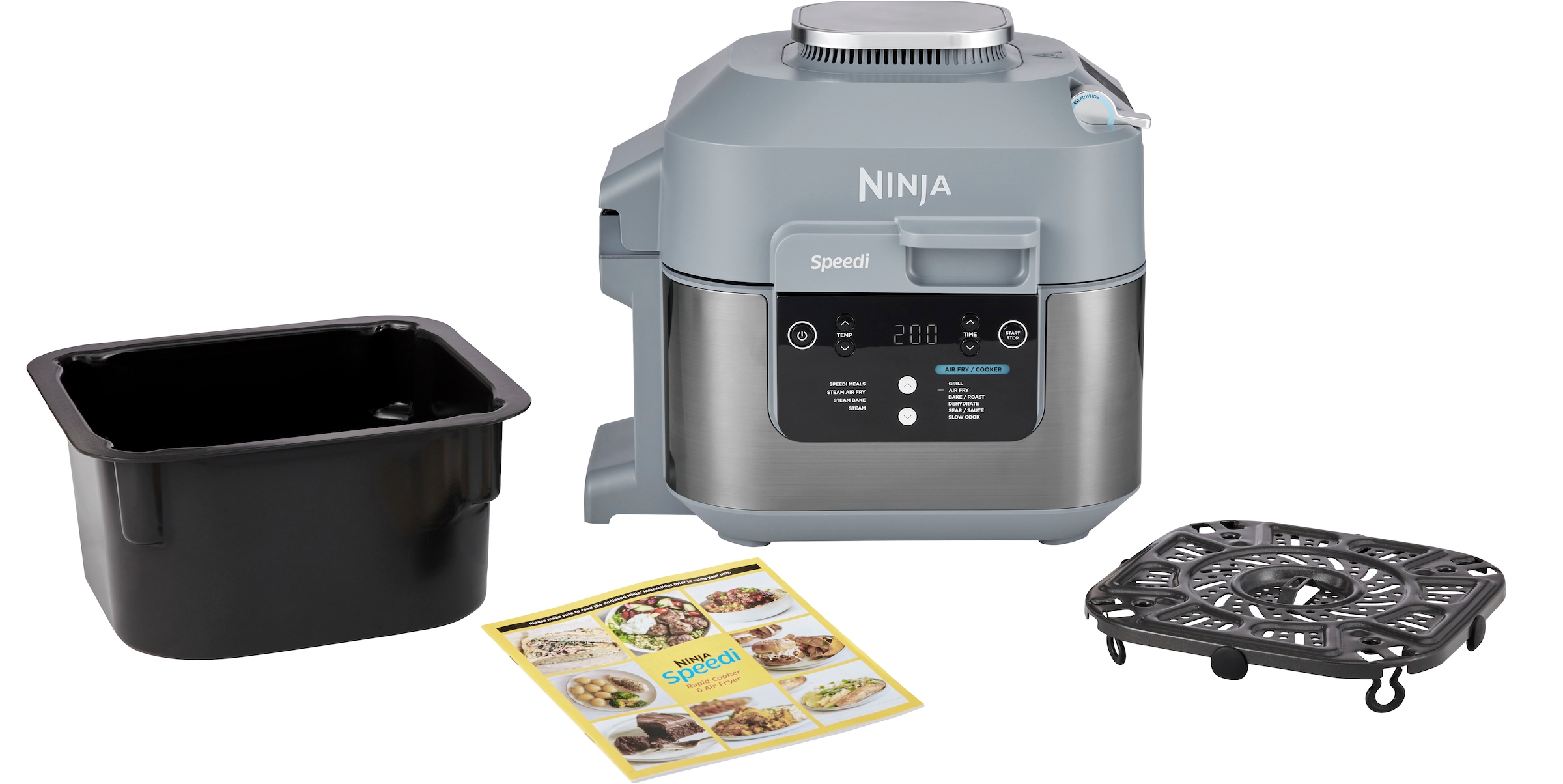 NINJA Heißluftfritteuse »Speedi Rapid Cooking System ON400EU 10-in-1«, 1760 W, Air Fry, Grill, Backofen, Multikocher