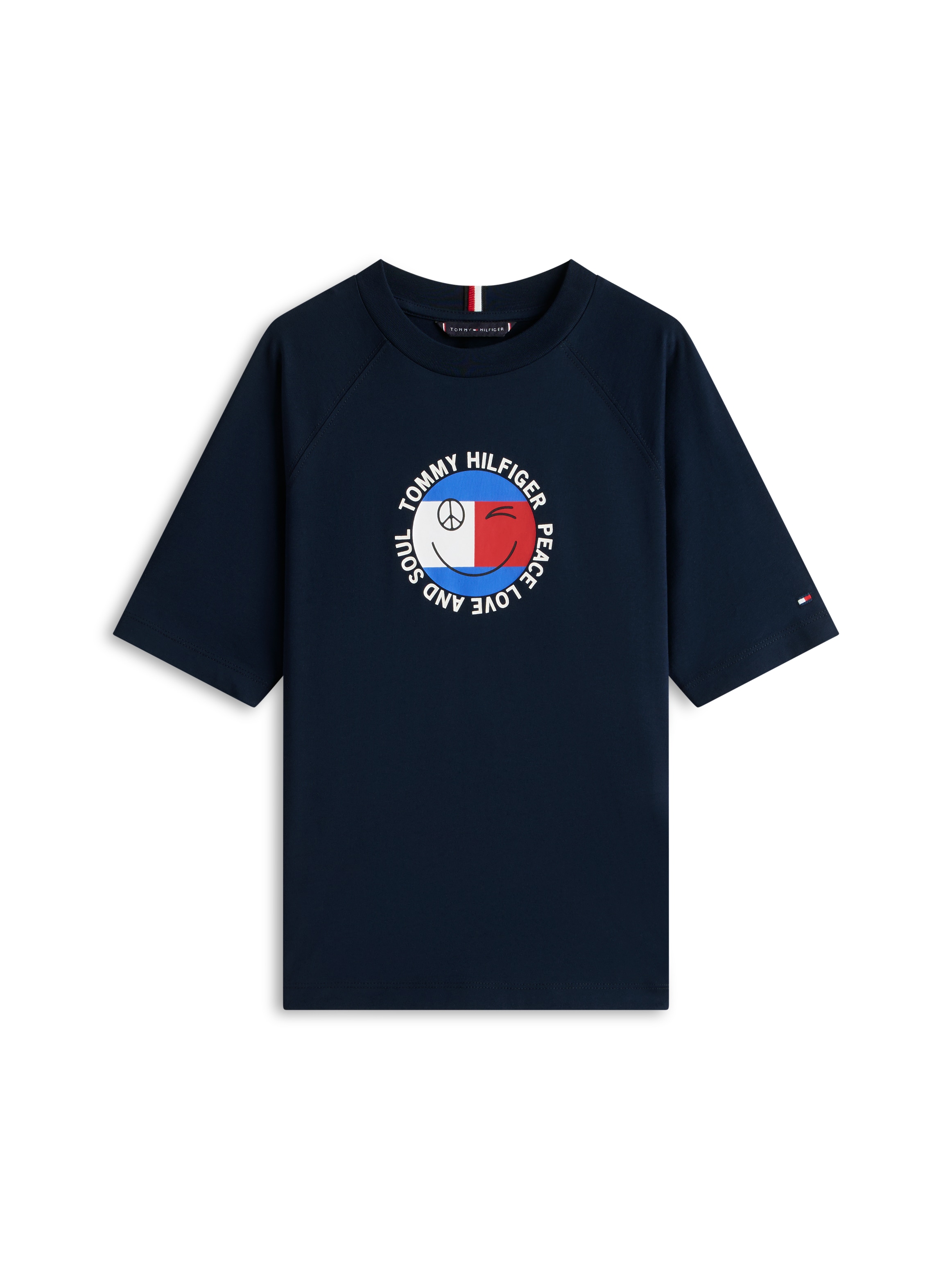 Tommy Hilfiger T-Shirt »FUN FLAG GRAPHIC« Kinder bis 16 Jahre, Druck