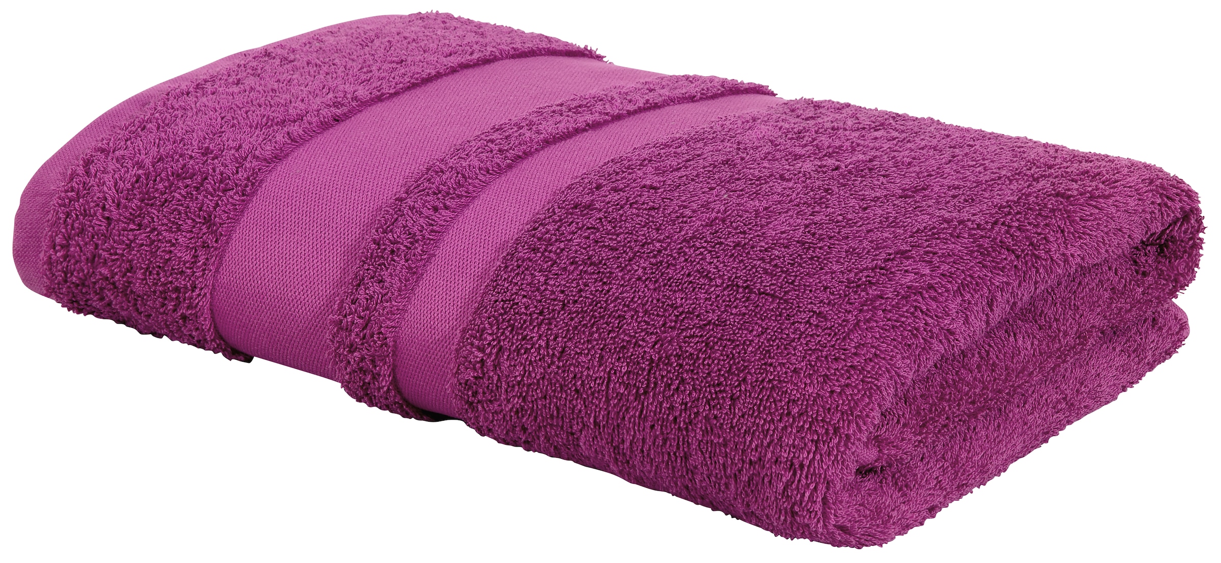 OTTO home Duschtücher »Vanessa, 4 Duschtücher, 70x140cm, in Standard- und Premium-Qualität« Handtücher mit Bordüre, 100% Baumwolle, einfarbig, weich