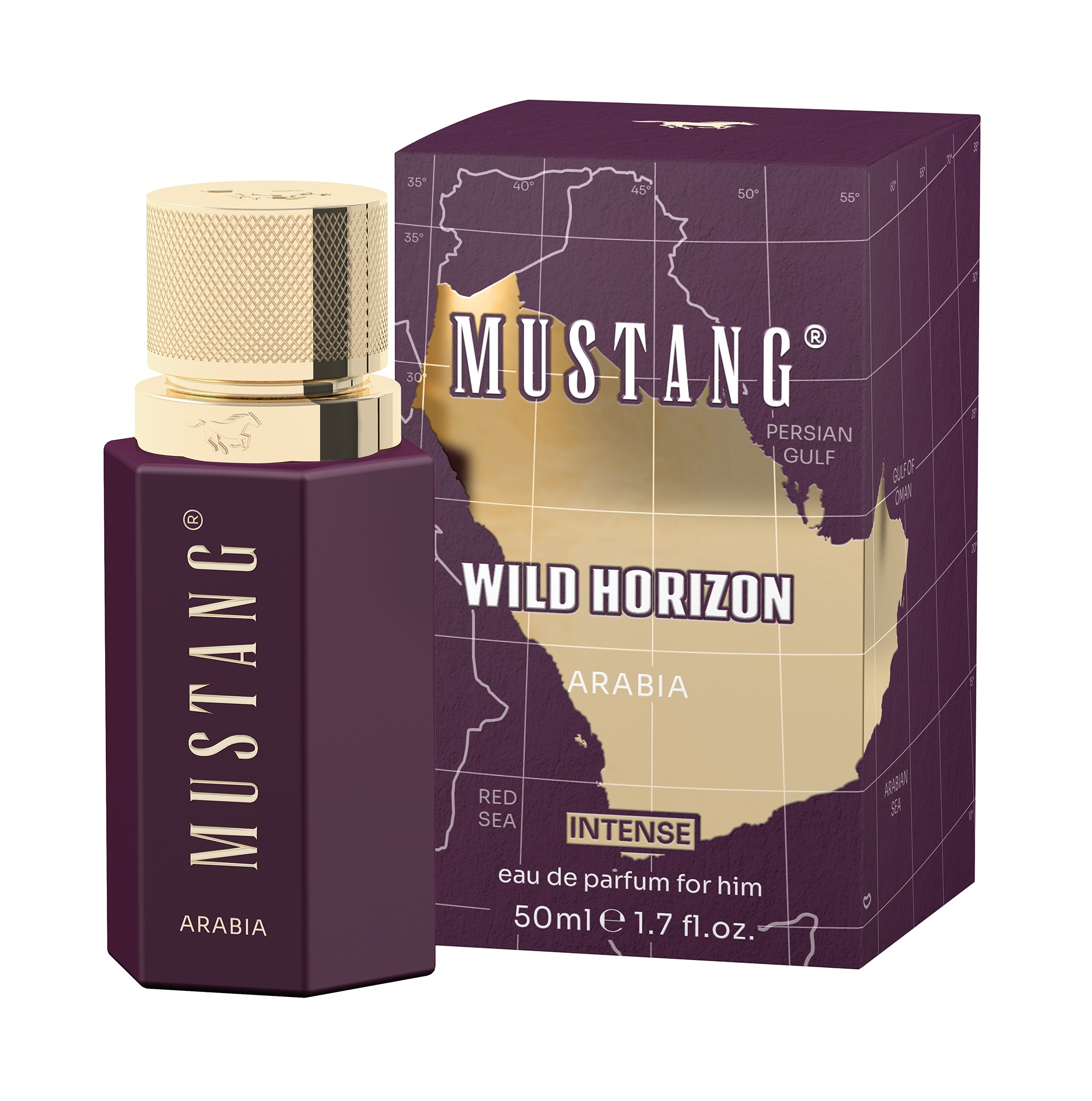 MUSTANG Eau de Parfum »Wild Horizon Arabia« flüssige Formulierung, mit 50 ml, für eine einfache Anwendung