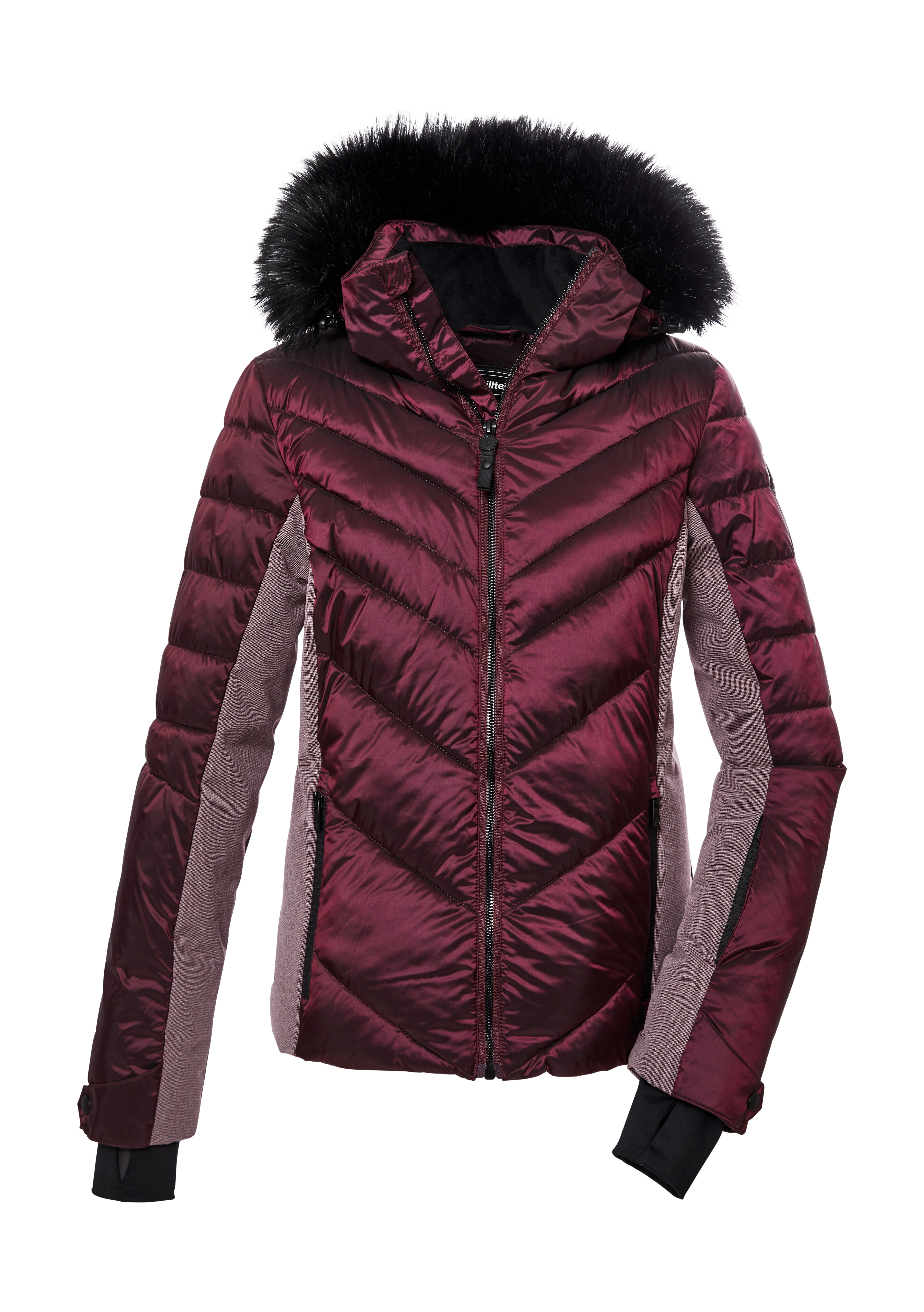 Killtec Damen Skijacke »KSW 104 WMN SKI QLTD JCKT« Stylische Skijacke in lila, Größe 50