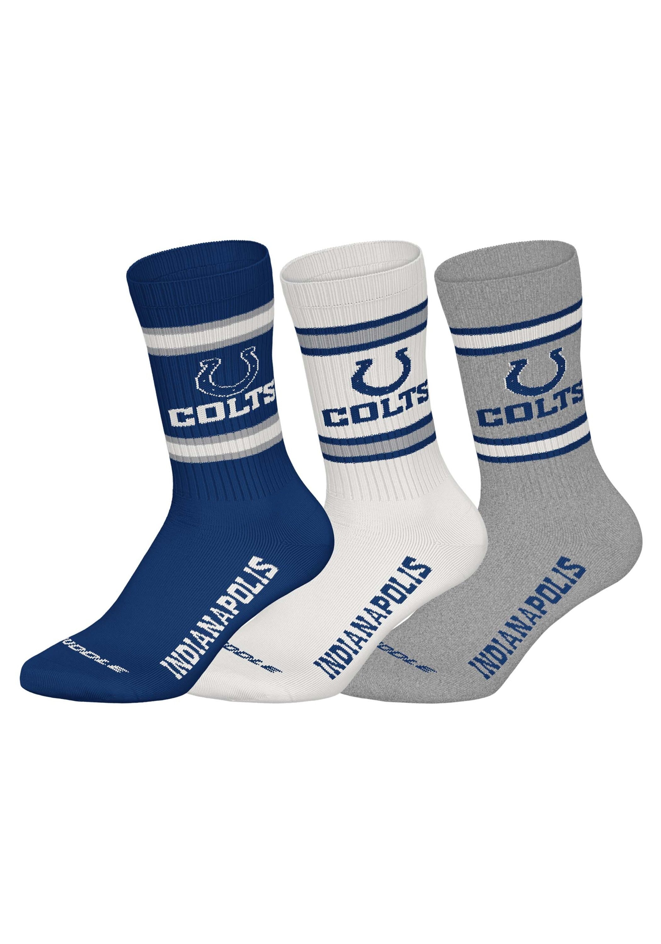NFL Kurzsocken »Socken NFL 3Pack Crew Socks 3er Pack«