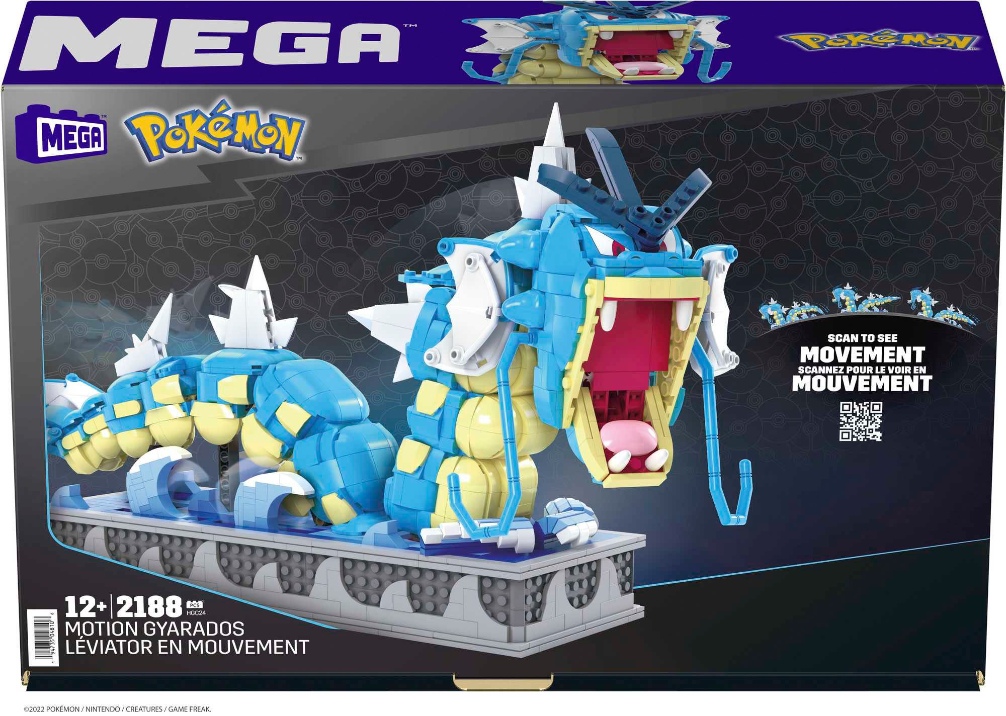 MEGA Spielbausteine »MEGA Pokémon, Motion Garados«, (2188 St.)