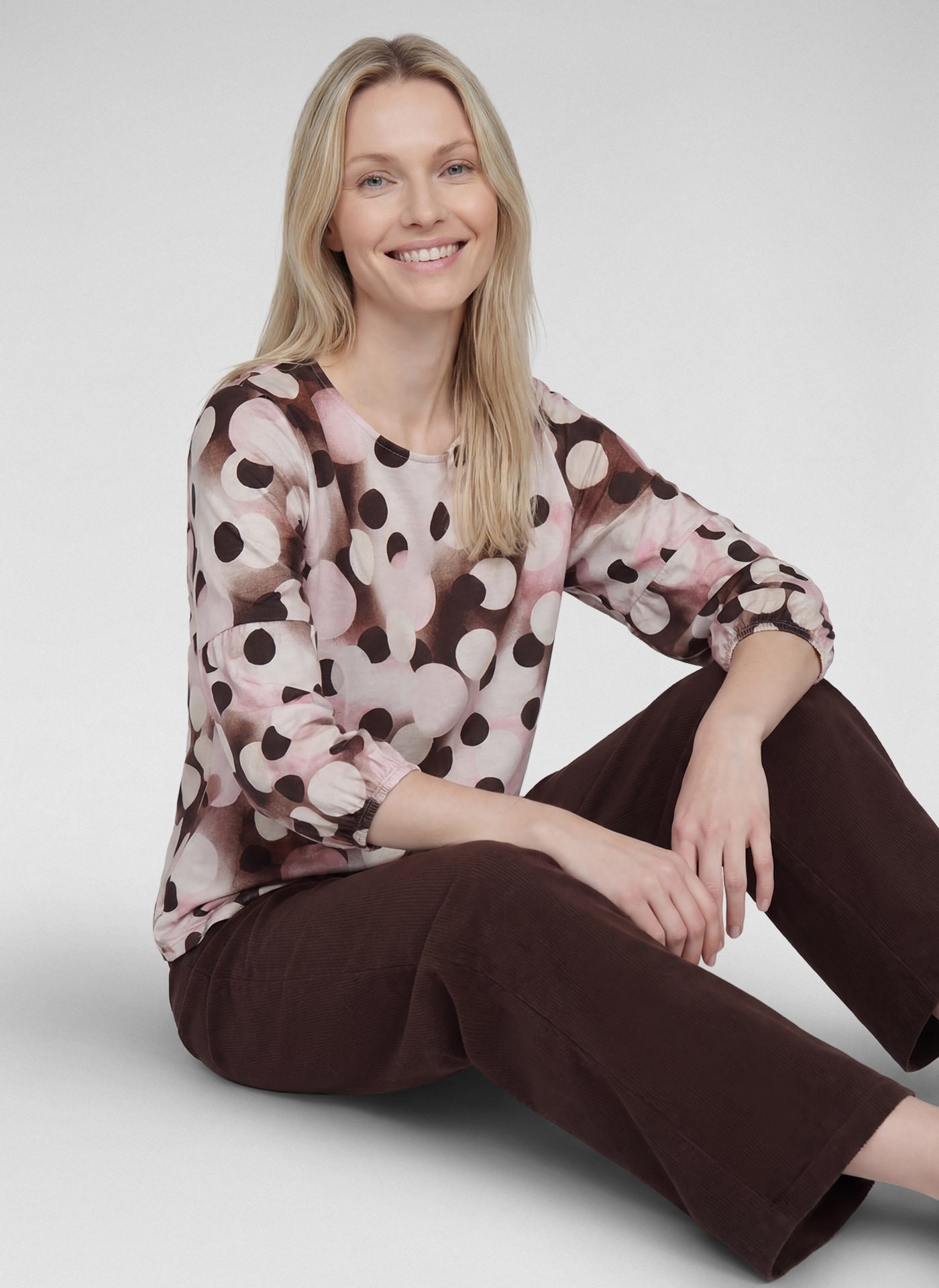 Rabe 3/4-Arm-Shirt mit All-Over Print