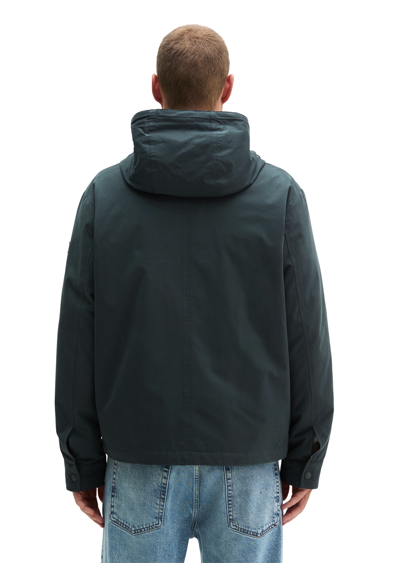Marc O'Polo Blouson mit Kapuze regular mit abnehmbarer Kapuze