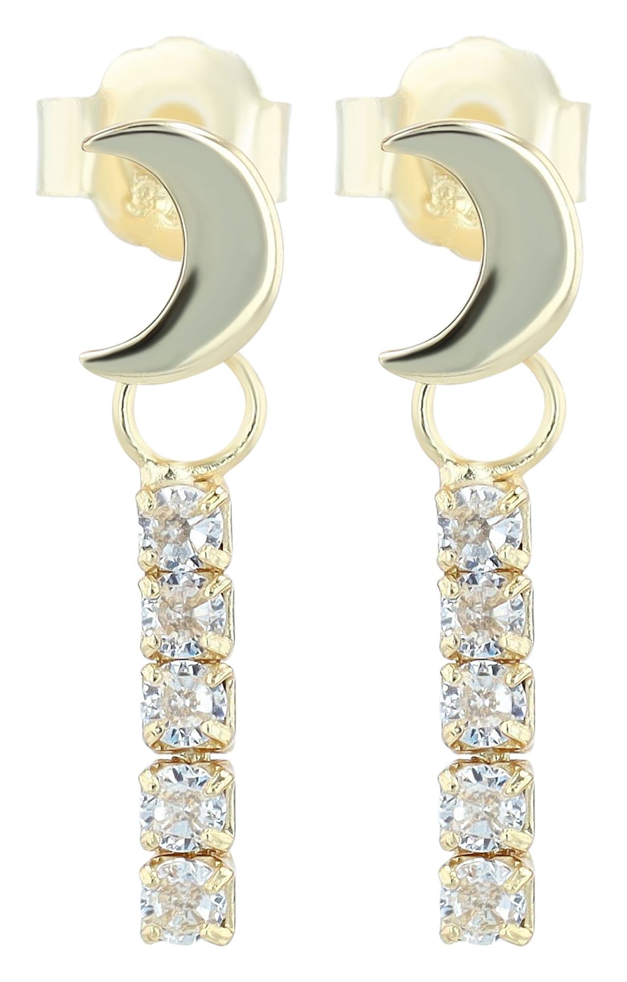 Adelia´s Kettenanhänger »Damen Anhänger ¿ Mond Anhänger aus 925 Silber«