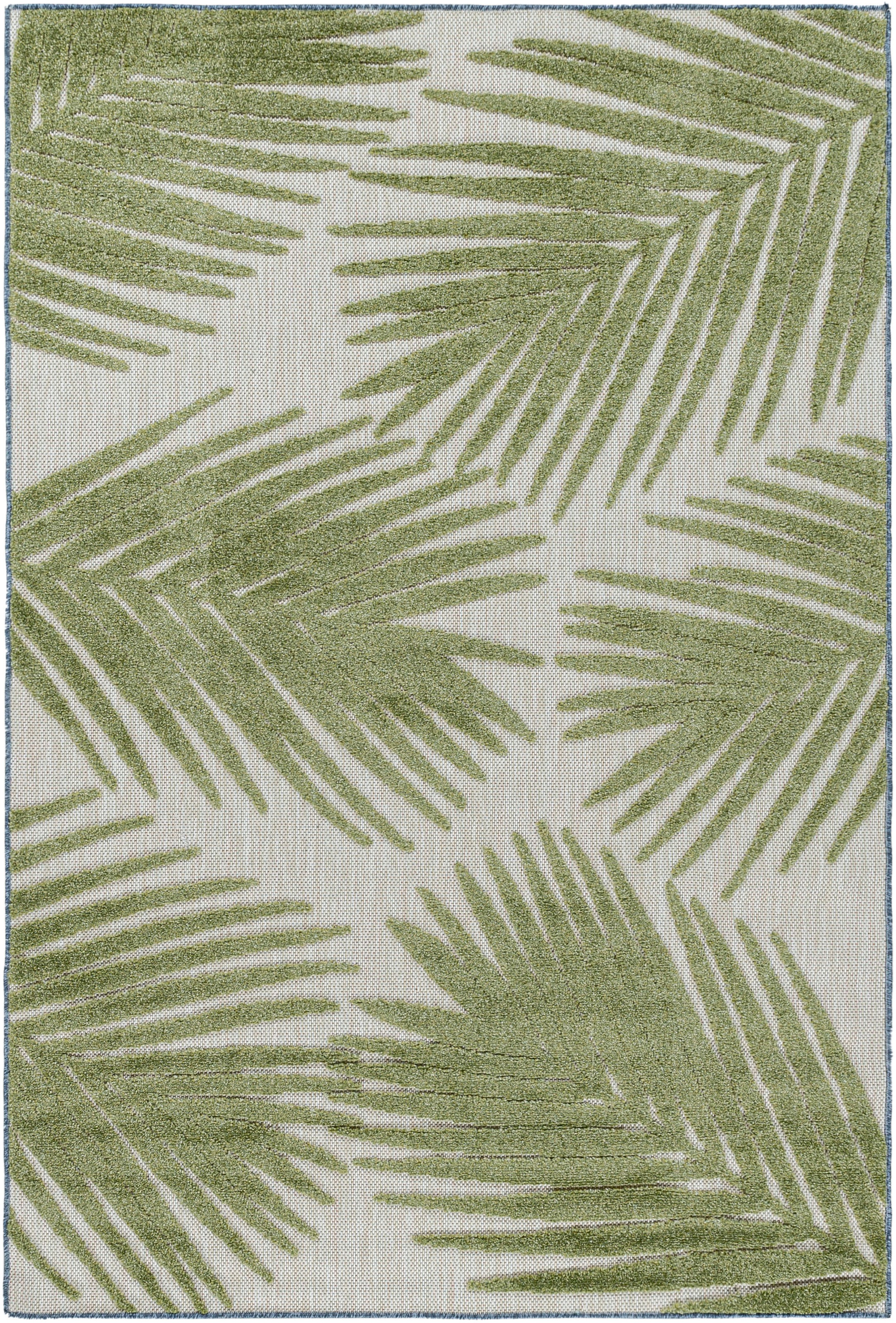 Ayyildiz Teppiche Teppich »BAHAMA 5155«, rechteckig, 8 mm Höhe, Läufer, Flachflor mit Hoch-Tief-Struktur, In-und Outdoor geeignet