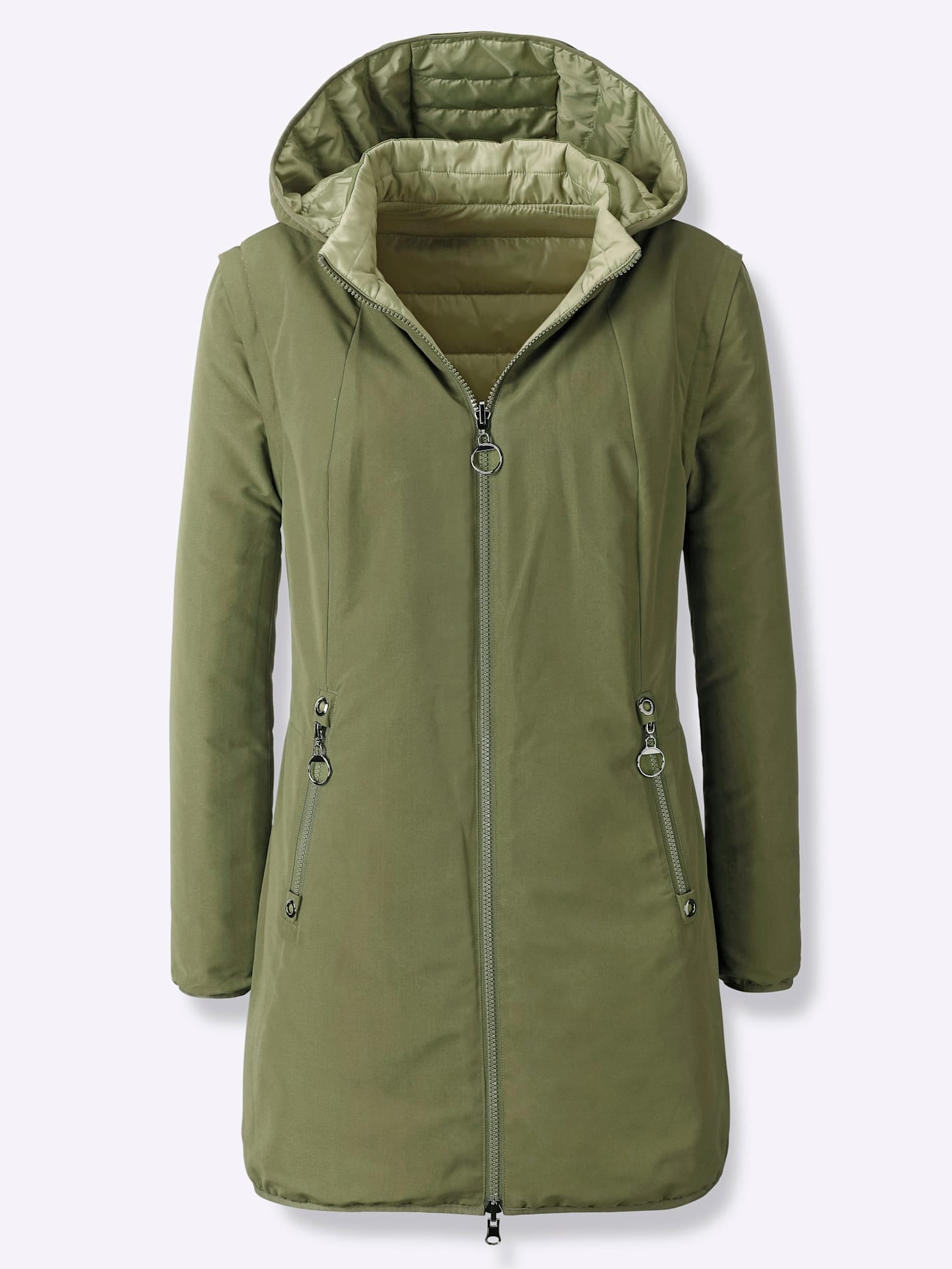 Casual Looks Wendejacke, mit Kapuze