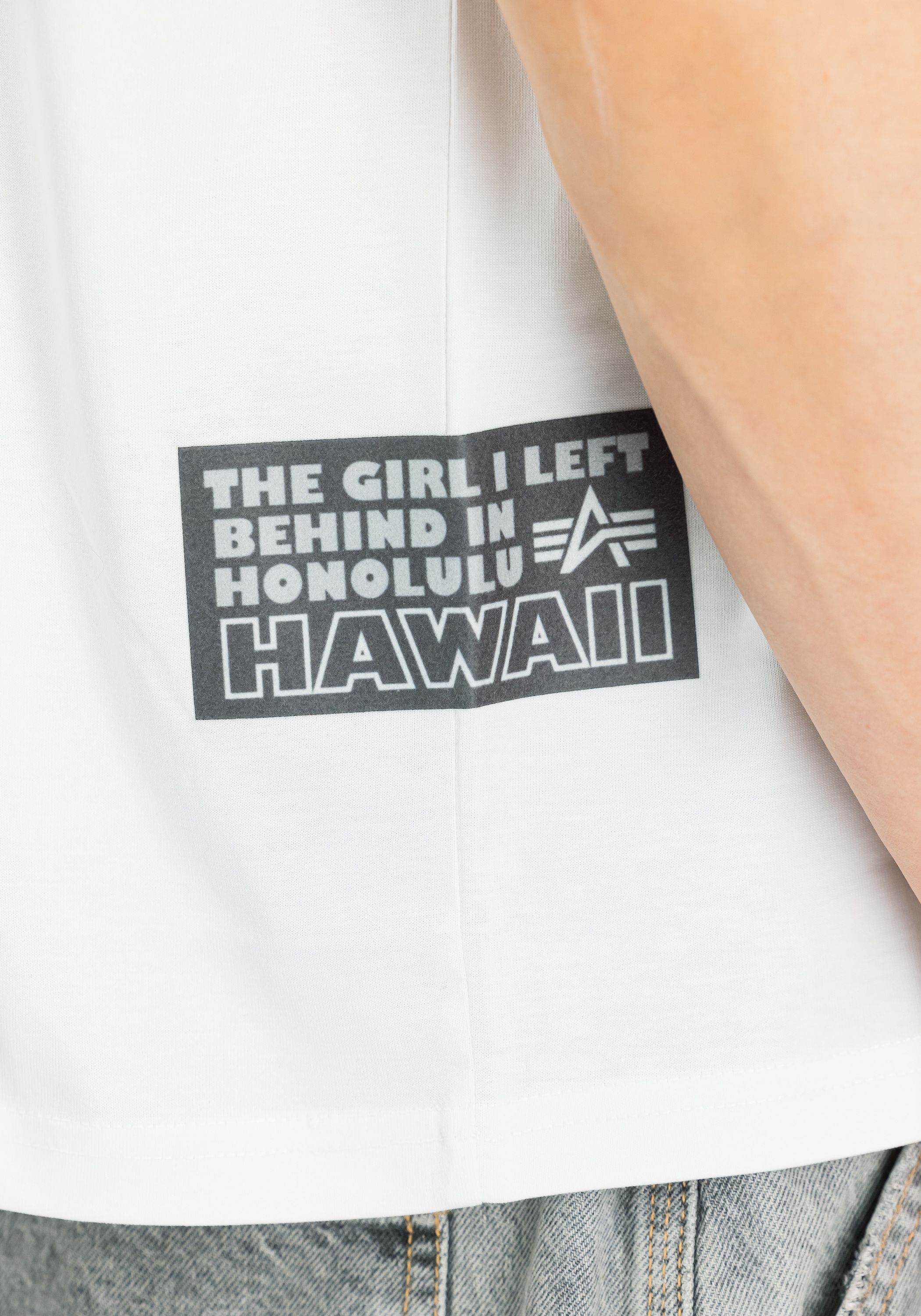 Alpha Industries T-Shirt »Aloha Flower Backprint T-Shirt«