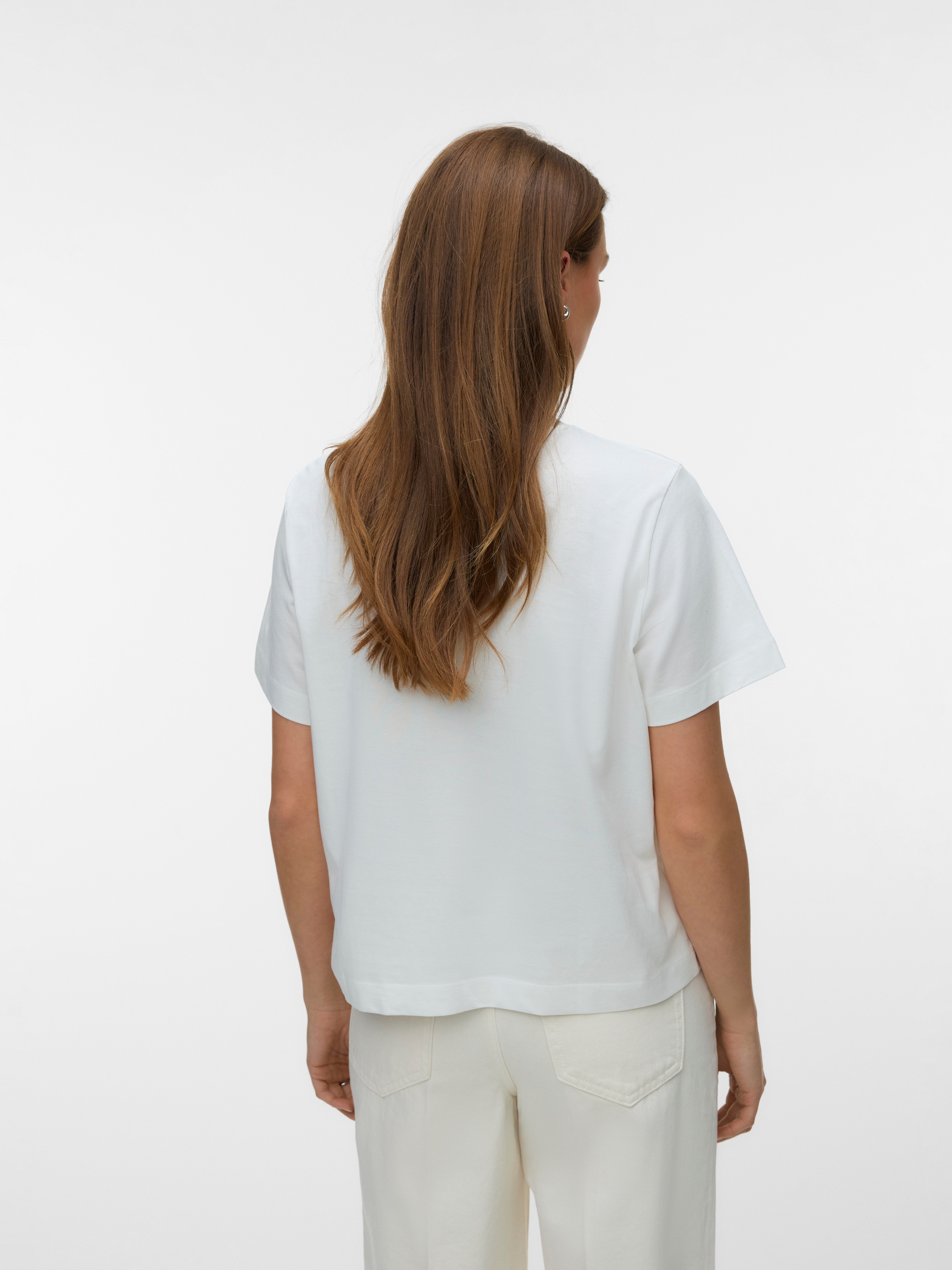 Vero Moda Kurzarmshirt »VMSALLI METTE SS TOP BOX JRS« Baumwolle, regular fit