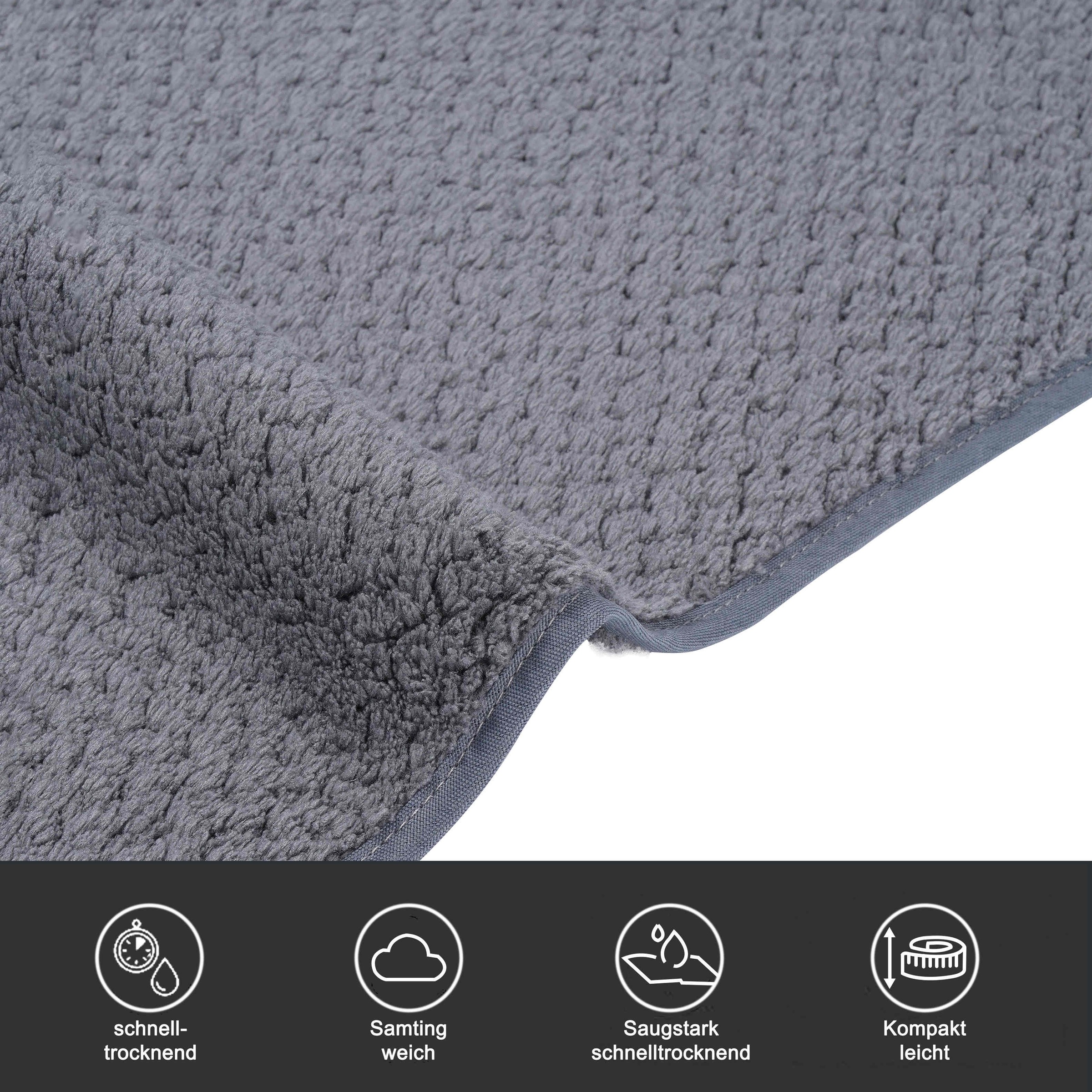 OTTO home Handtücher »Parris, diverse Größen, ideal als Sporthandtuch, Reisehandtuch« sehr leicht, kompakt, schnelltrocknend, Mikrofaser, mit Waffelmuster