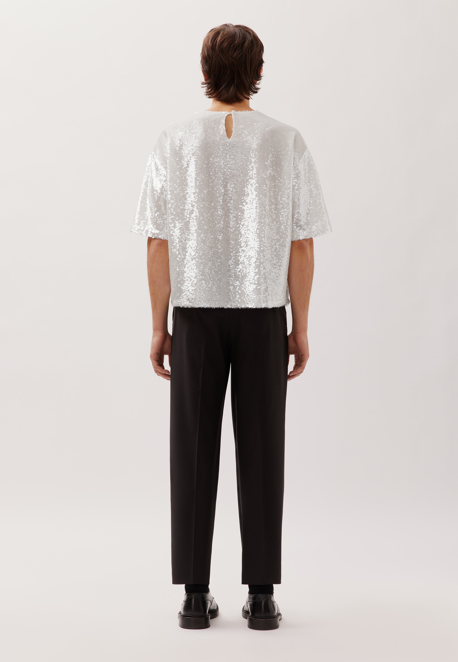 studio seidensticker T-Shirt »Studio« Ohne Arm Pailletten