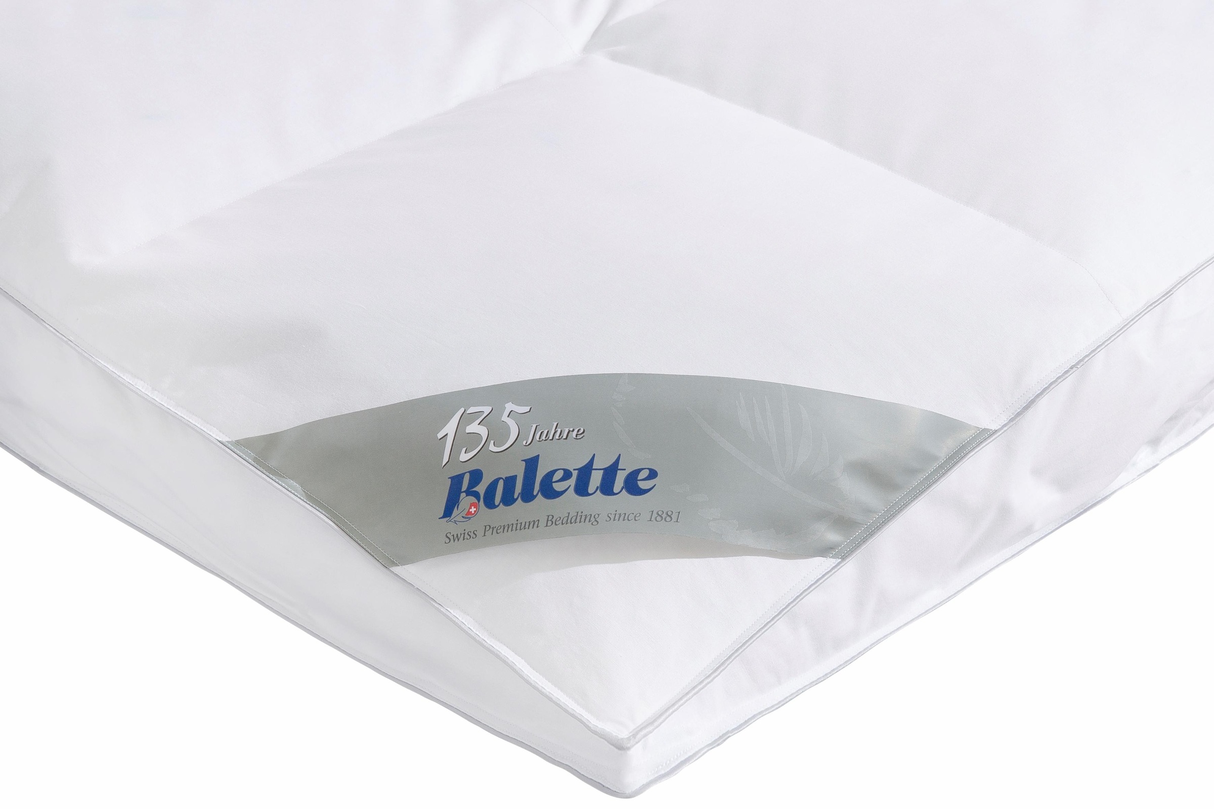 Balette Federbettdecke »Lena«, warm, Füllung 100% Federn, Bezug 100% Baumwolle, (1 St.), Bettdecke in 135x200 cm und weiteren Größen, für Winter geeignet
