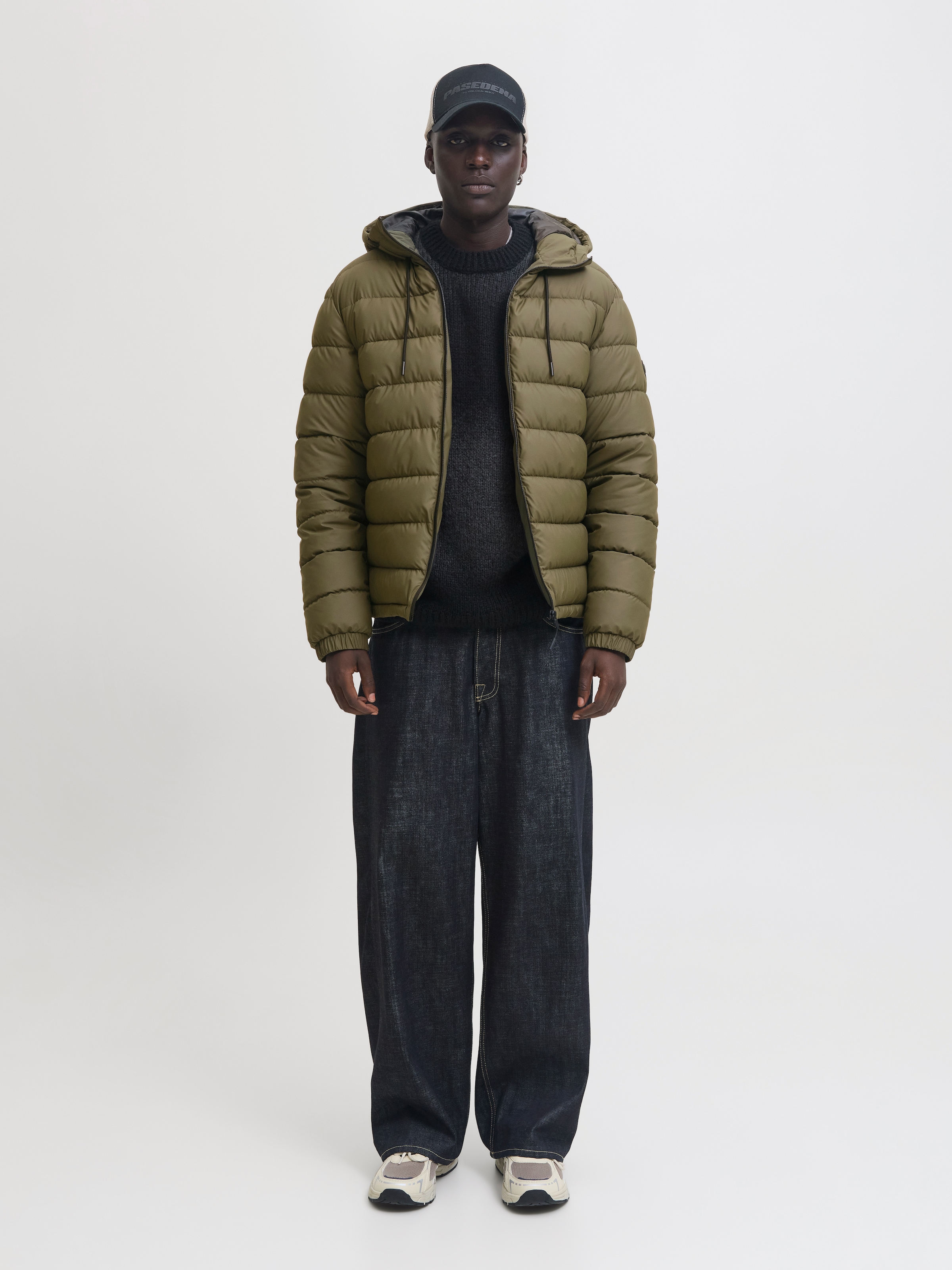 Jack & Jones Steppjacke »JCOPOINT PU PUFFER JACKET BF« mit Kapuze