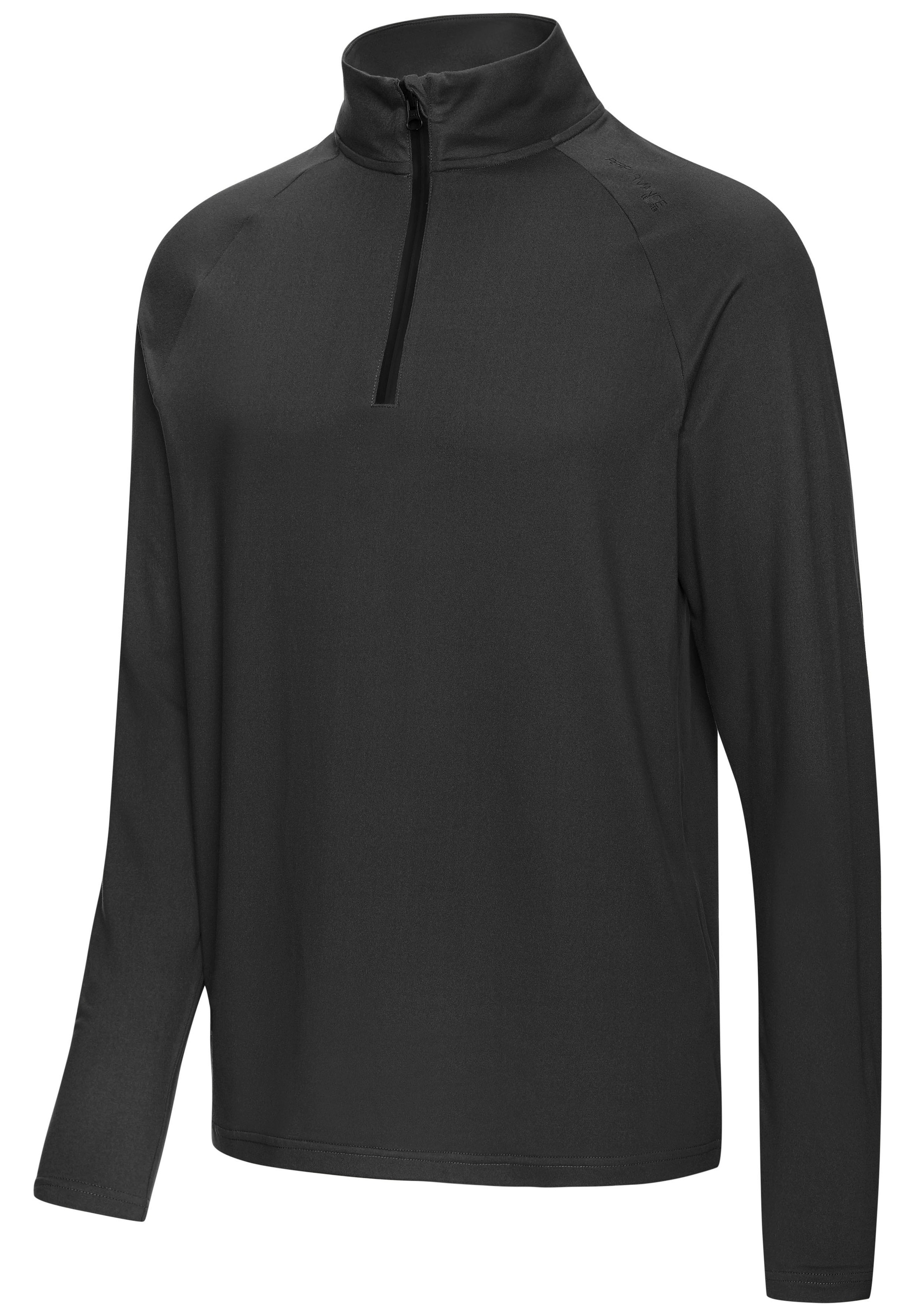 Le Jogger Performance Funktionsshirt mit Stehkragen und Reißverschluss