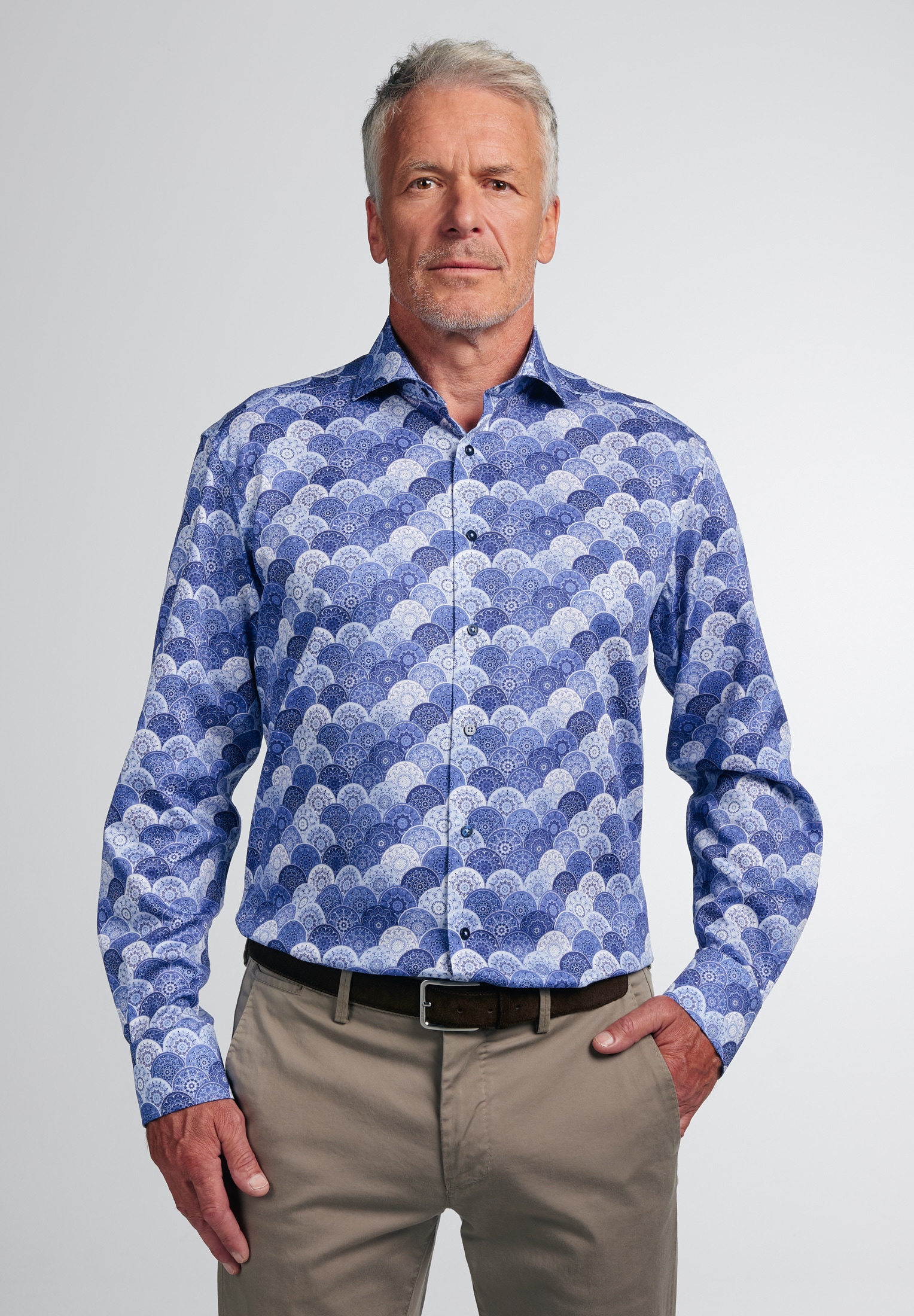 Eterna Langarmhemd »COMFORT FIT« NON IRON (bügelfrei)