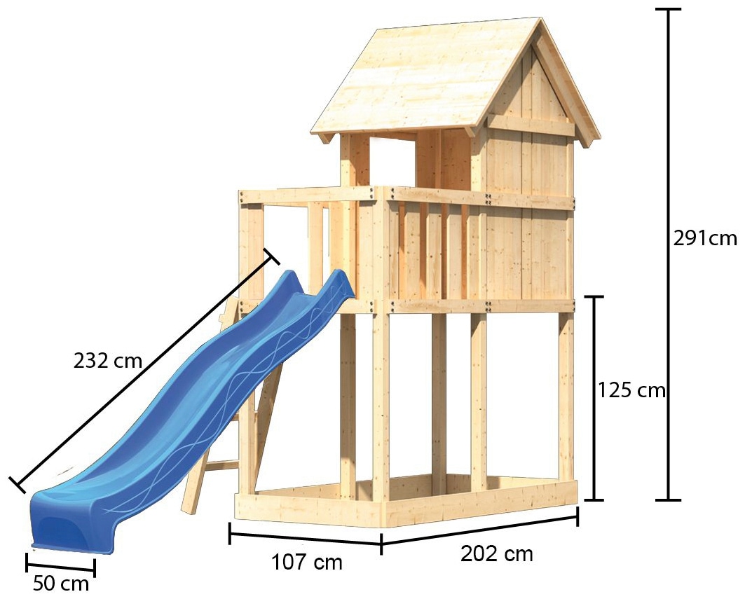 KONIFERA Spielturm »Finni«, BxTxH: 107x202x291 cm