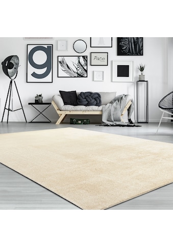 Paco Home Teppich »Cadiz 630«, rechteckig, 18 mm Höhe, Kturflor, Uni-Farben, besonders... kaufen