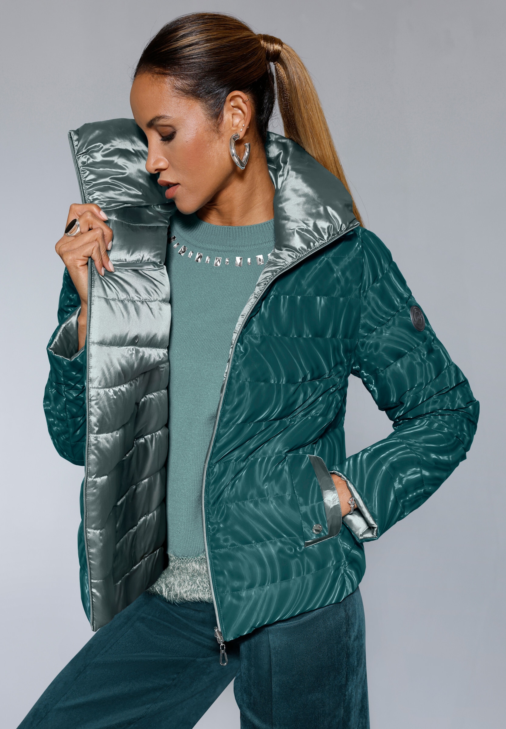 creation L Daunenjacke »Daunen-Wendejacke Daunenjacke« ohne Kapuze