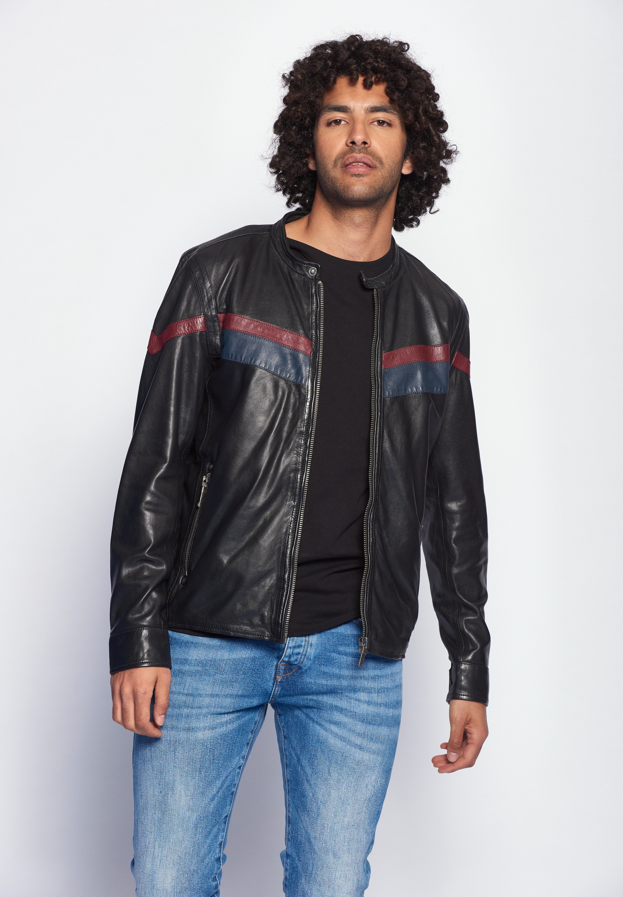 Maze Lederjacke »Lederjacke Vail«