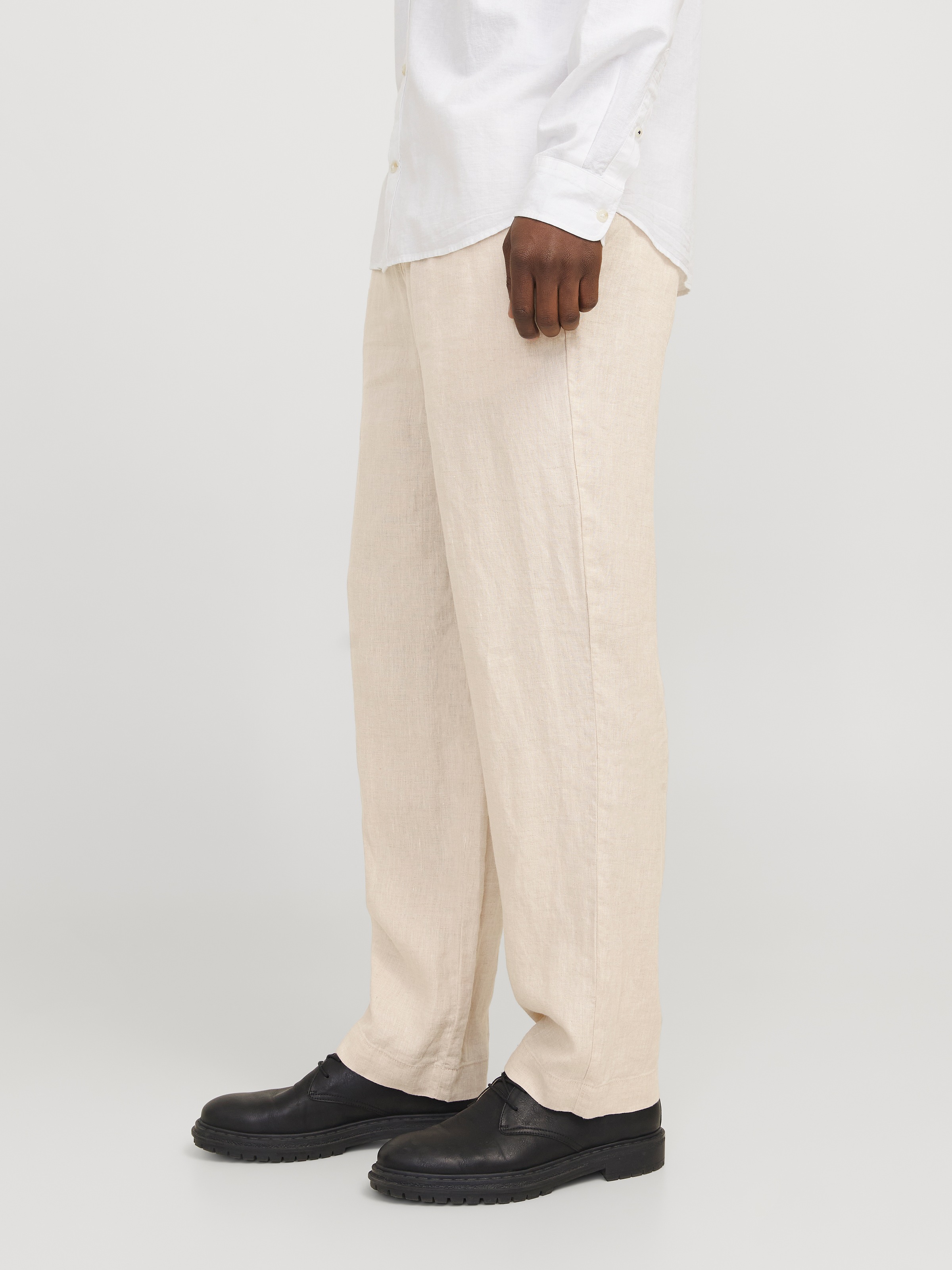 Jack & Jones Chinohose »JPSTKARL LAWRENCE LINEN CHINO SN«