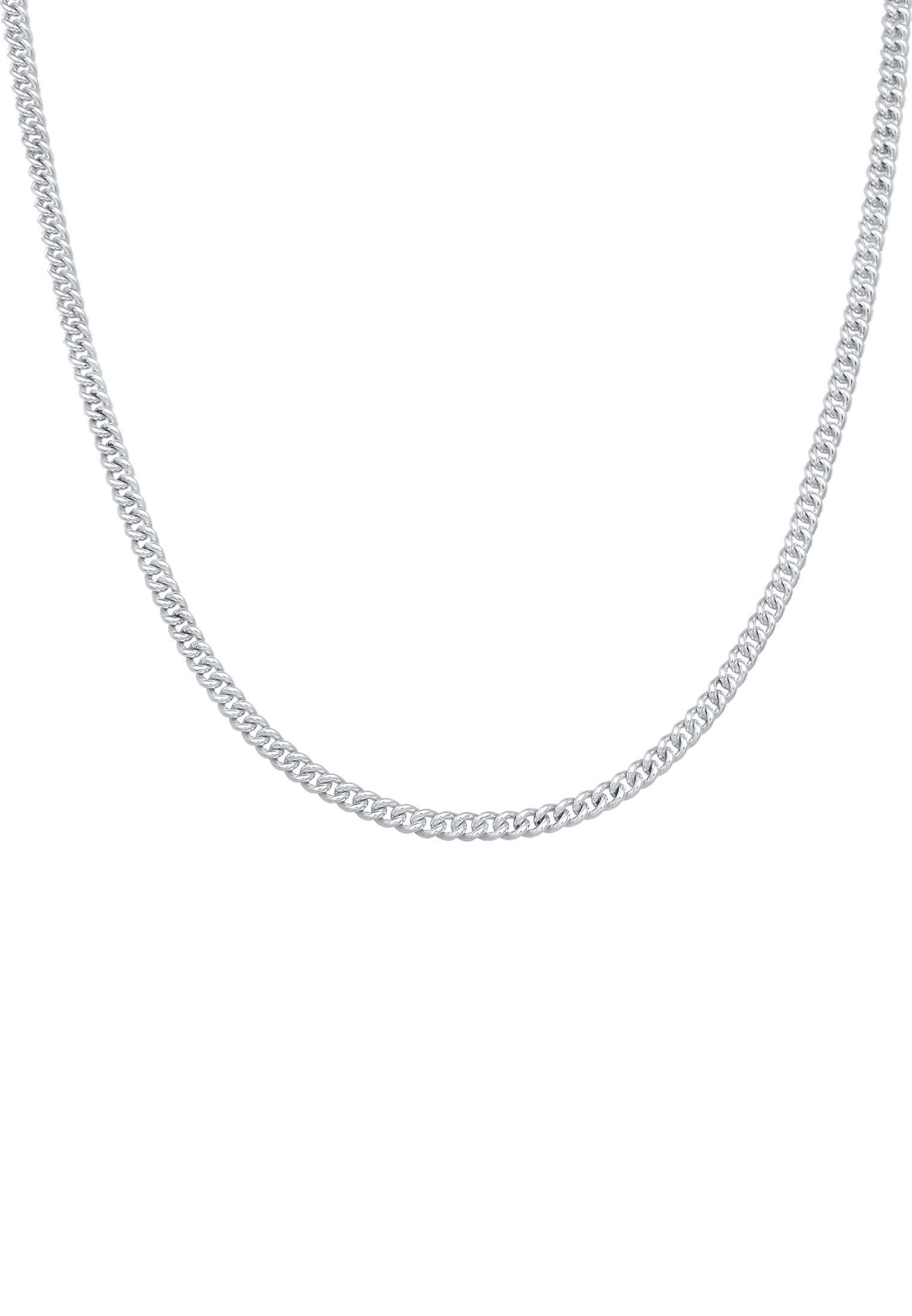 Kuzzoi Silberkette »Halskette Herren Rundpanzer Massiv 925 Silber«