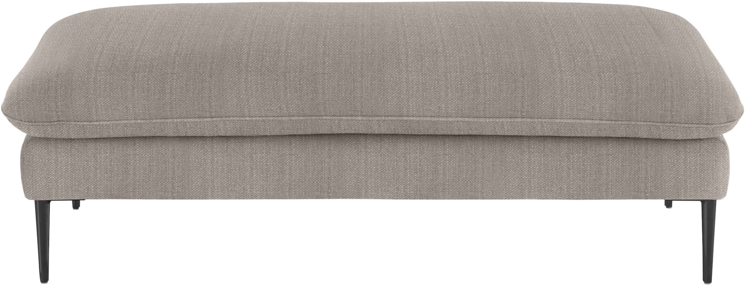 W.SCHILLIG Hocker »enjoy&MORE« Füße schwarz pulverbeschichtet, Breite 151 cm