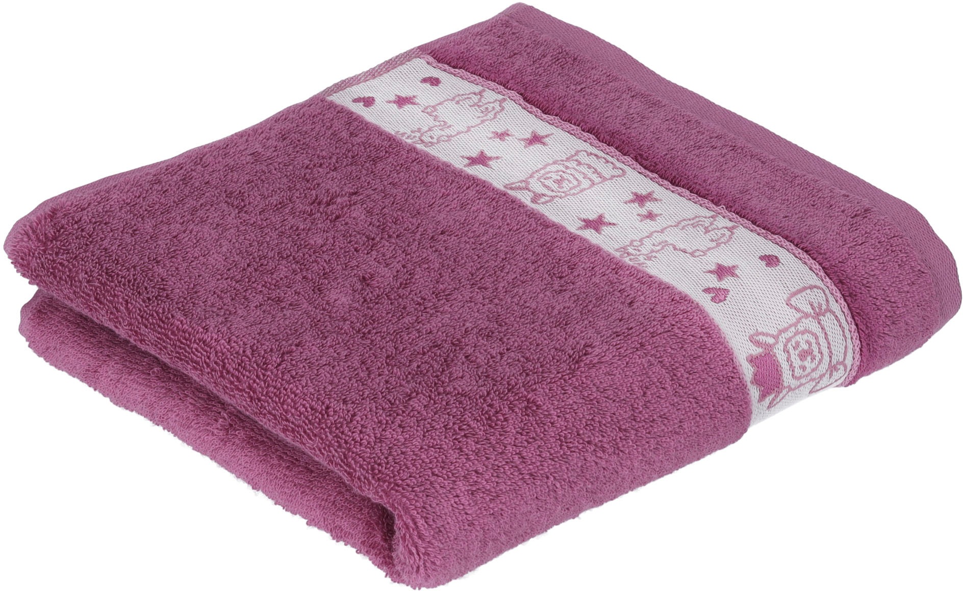 Vossen Handtuch »Lama Queen«, (2 St., 2er Set Handtücher 50 x 100 cm), mit Bordüre
