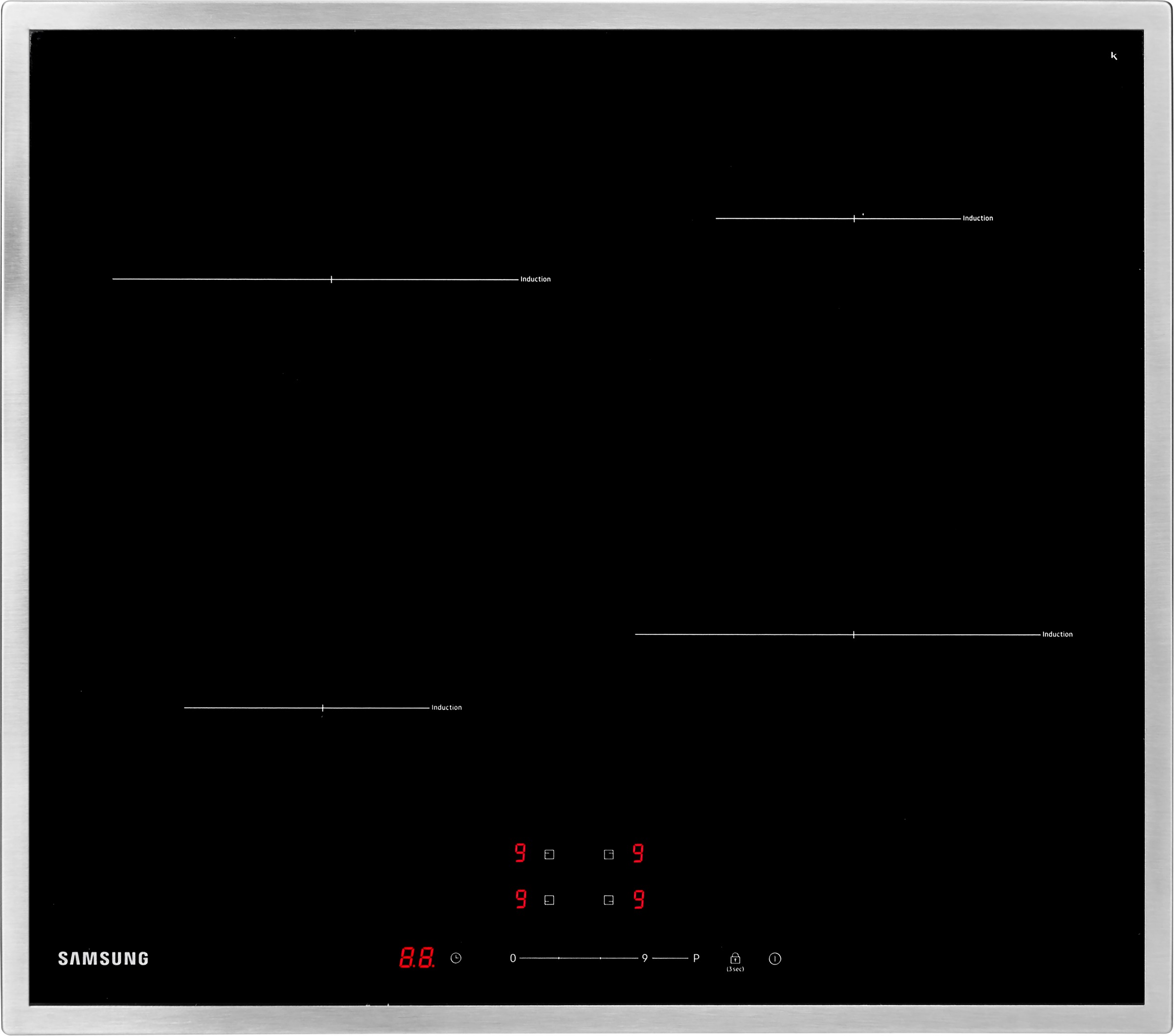 Samsung Induktions-Kochfeld »NZ64T3707C1/UR«, NZ64T3707C1, 9 Leistungsstufen + Booster