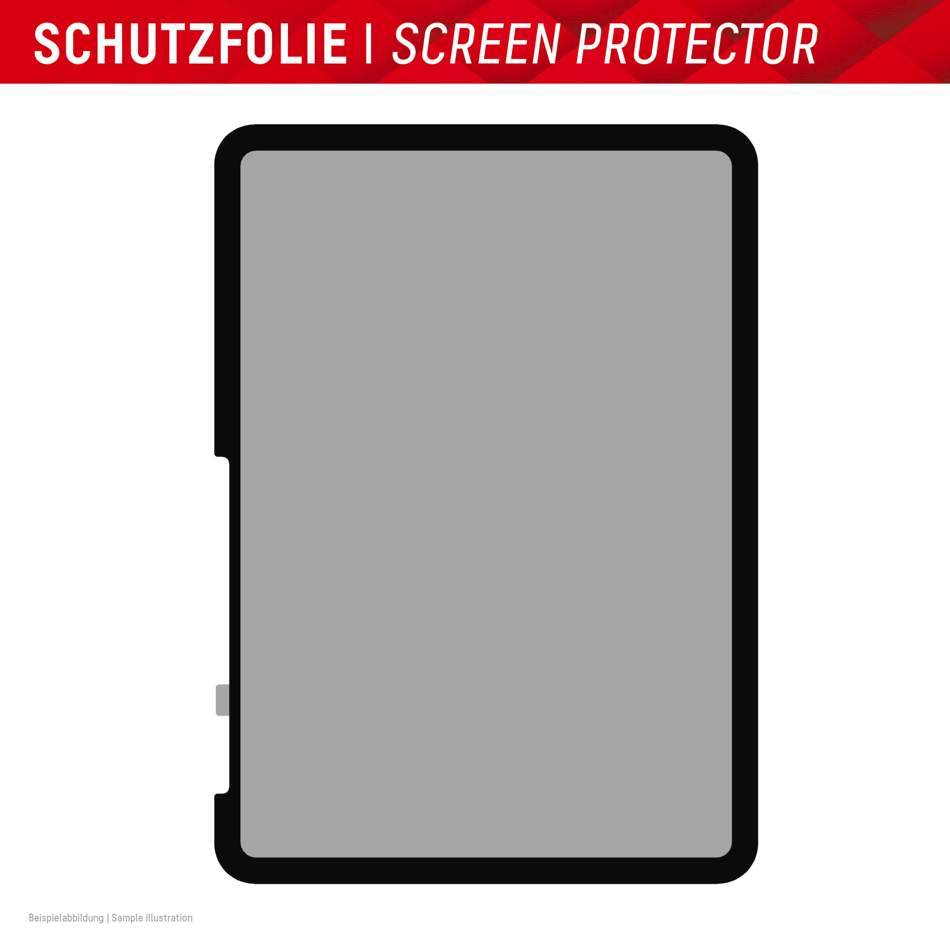 Displex Displayschutzfolie »Tablet Privacy Safe«, für Apple iPad 10,9" (10. Gen., 2022)-Apple iPad 11" (2025)-Apple iPad Air 11" (2024/2025), Blickschutzfolie, Schutzfolie, Bildschirmschutz, kratz- & stoßfest