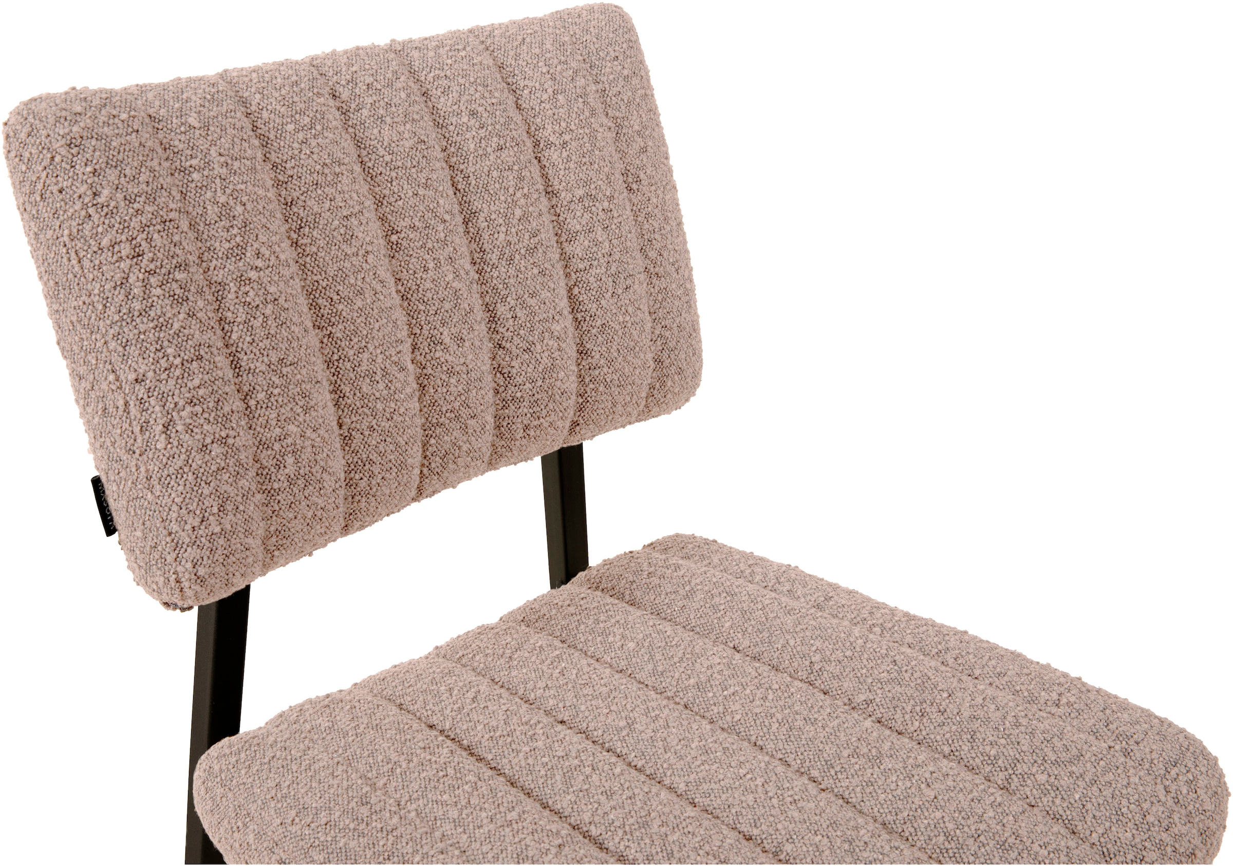 OMG Design Esszimmerstuhl »Dirk«, (Set), 1 St., Stoff, moderner Boucle Bezug, bequem gepolstert