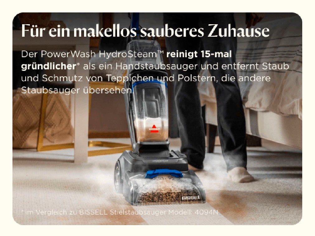 Bissell Teppichreinigungsgerät »PowerWash Hydrosteam«